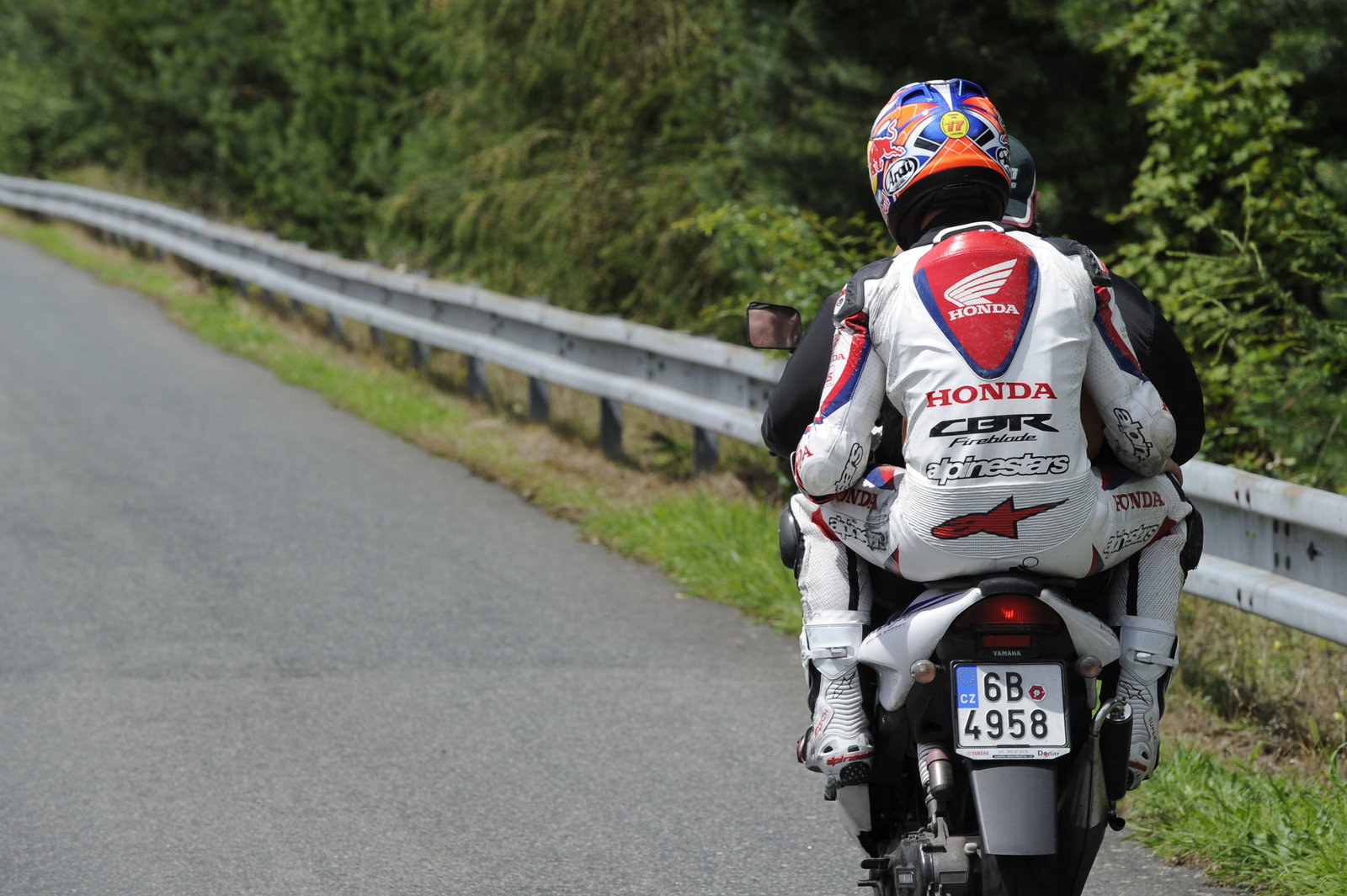 Jonathan Rea, after crash, Czech WSBK Race 1 2012