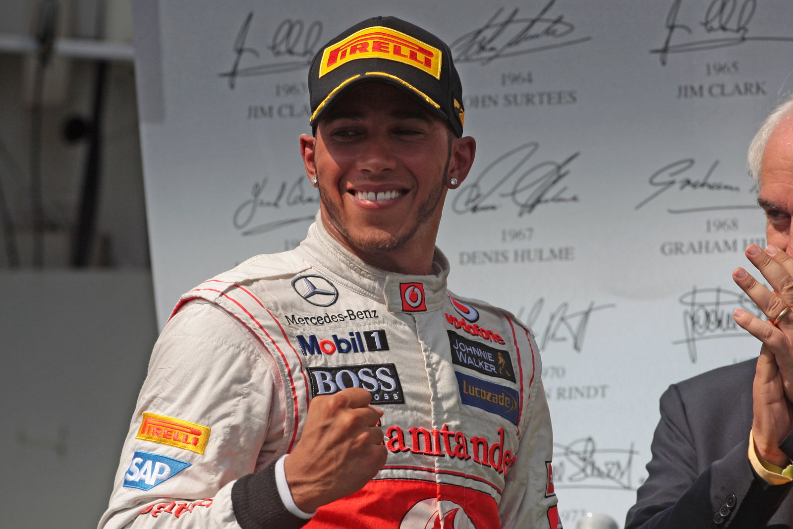 29.07.2012- Race, Lewis Hamilton (GBR) McLaren Mercedes MP4-27 race winner