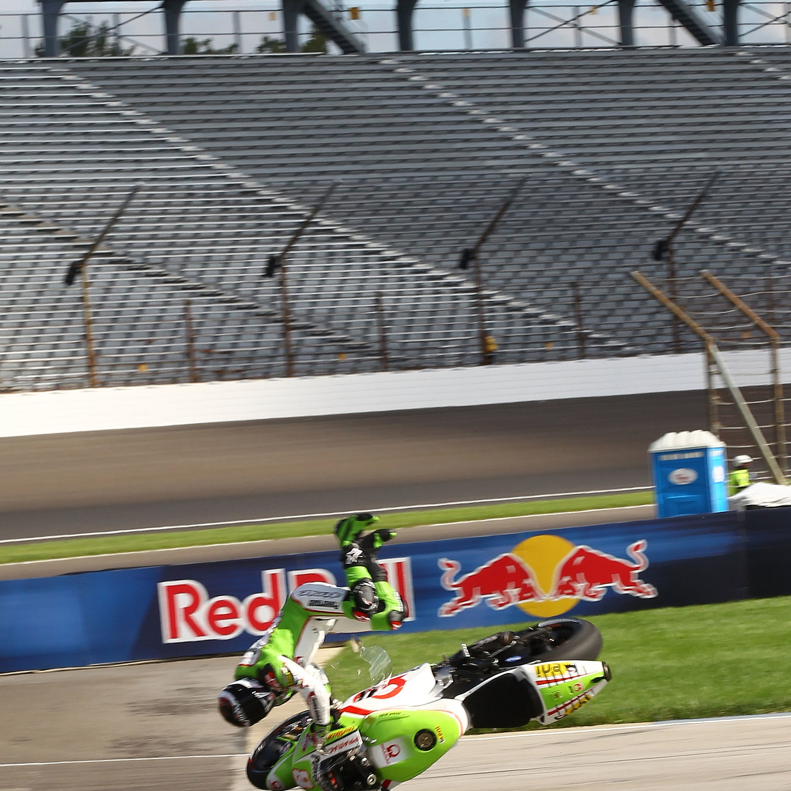 Barbera crash, Indianapolis MotoGP 2012