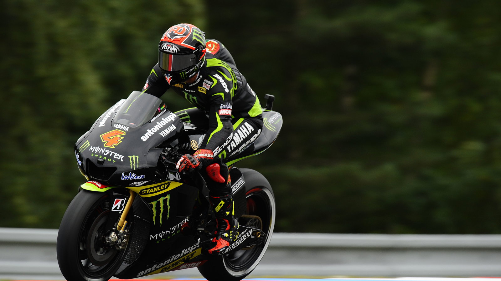 Dovizioso braking, Czech MotoGP 2012