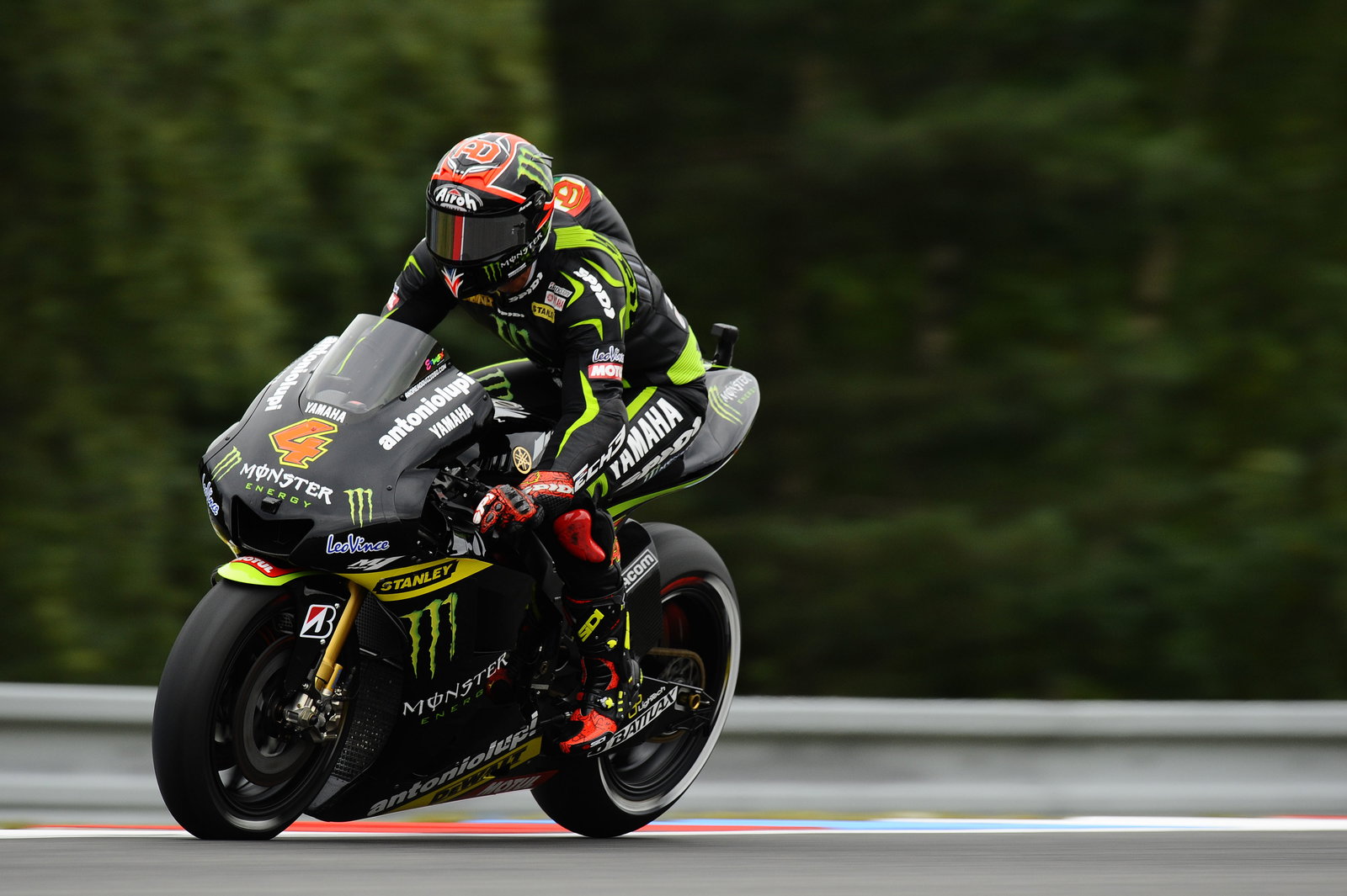 Dovizioso braking, Czech MotoGP 2012