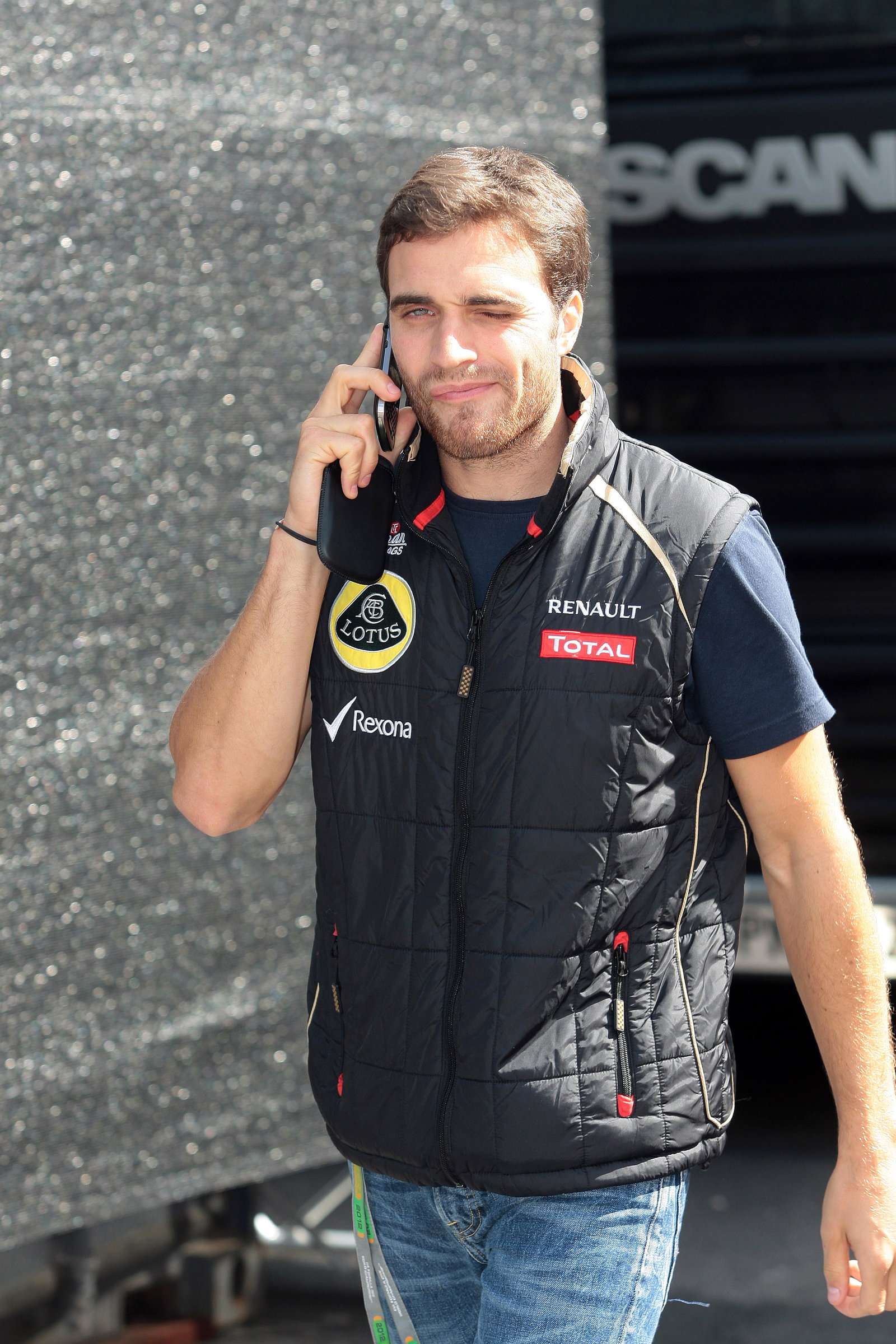 30.08.2012- Jerome D'Ambrosio (BEL), Test driver, Lotus F1 Team E20