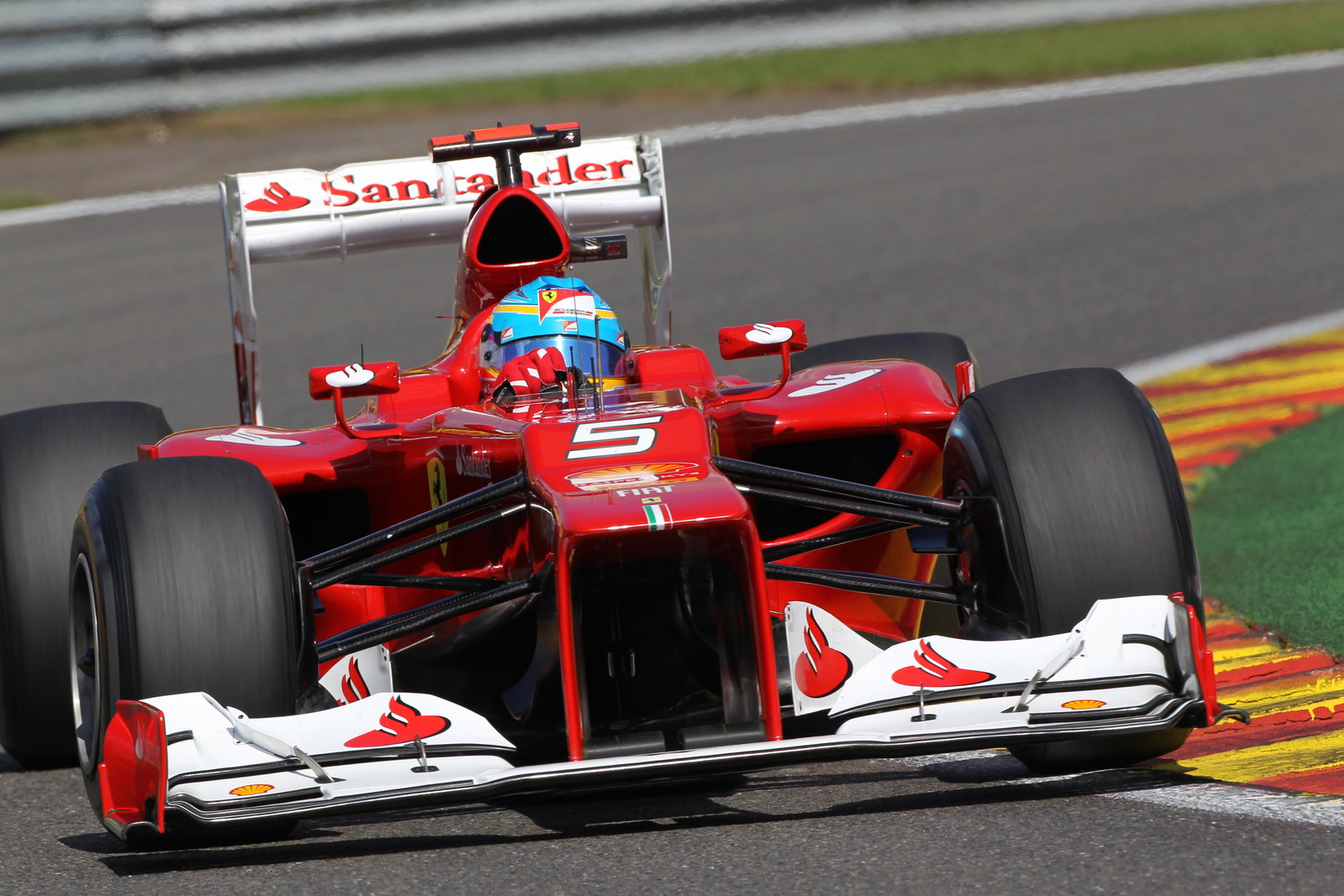 01.09.2012- Qualifying, Fernando Alonso (ESP) Scuderia Ferrari F2012
