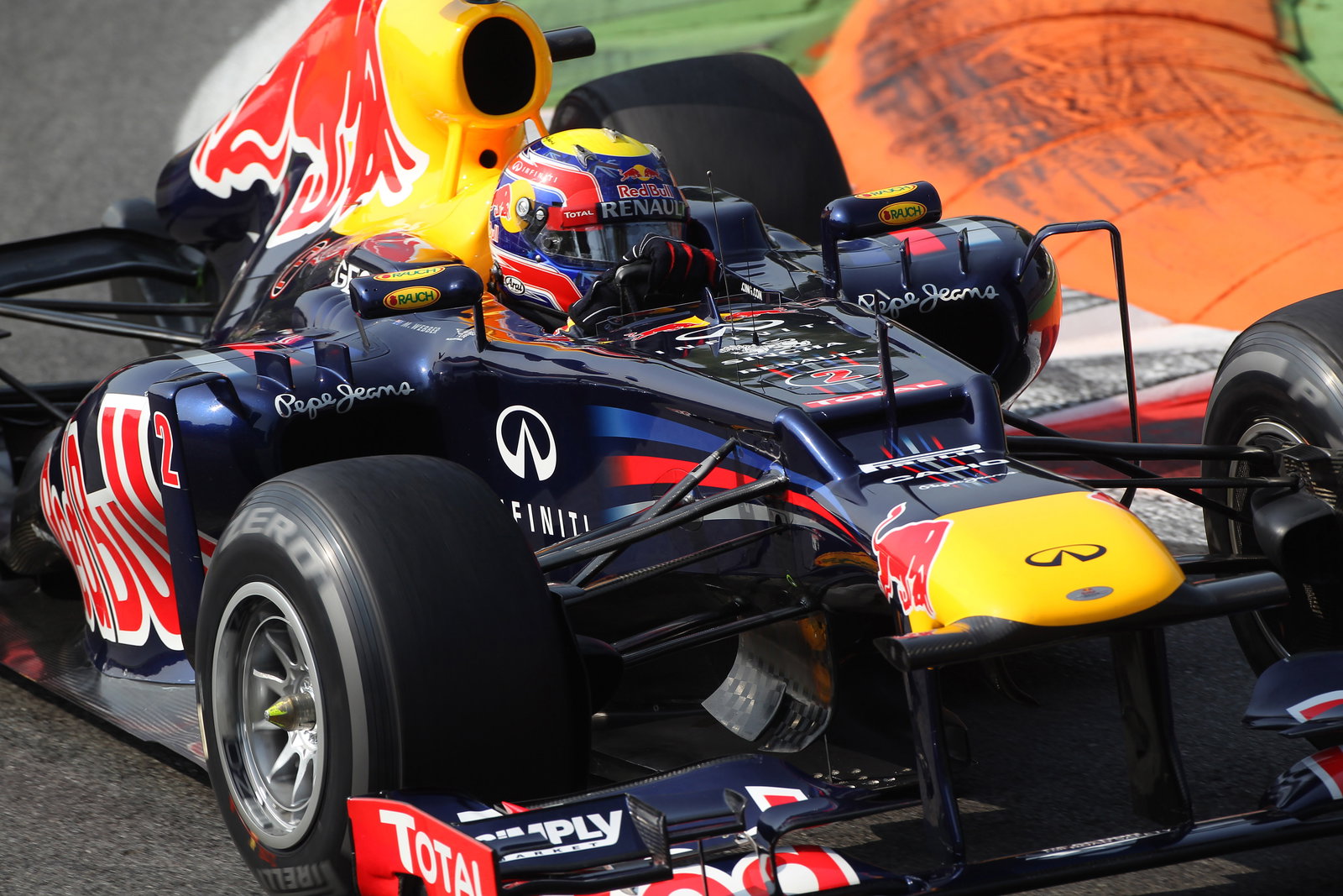 08.09.2012- Free Practice 3, Mark Webber (AUS) Red Bull Racing RB8