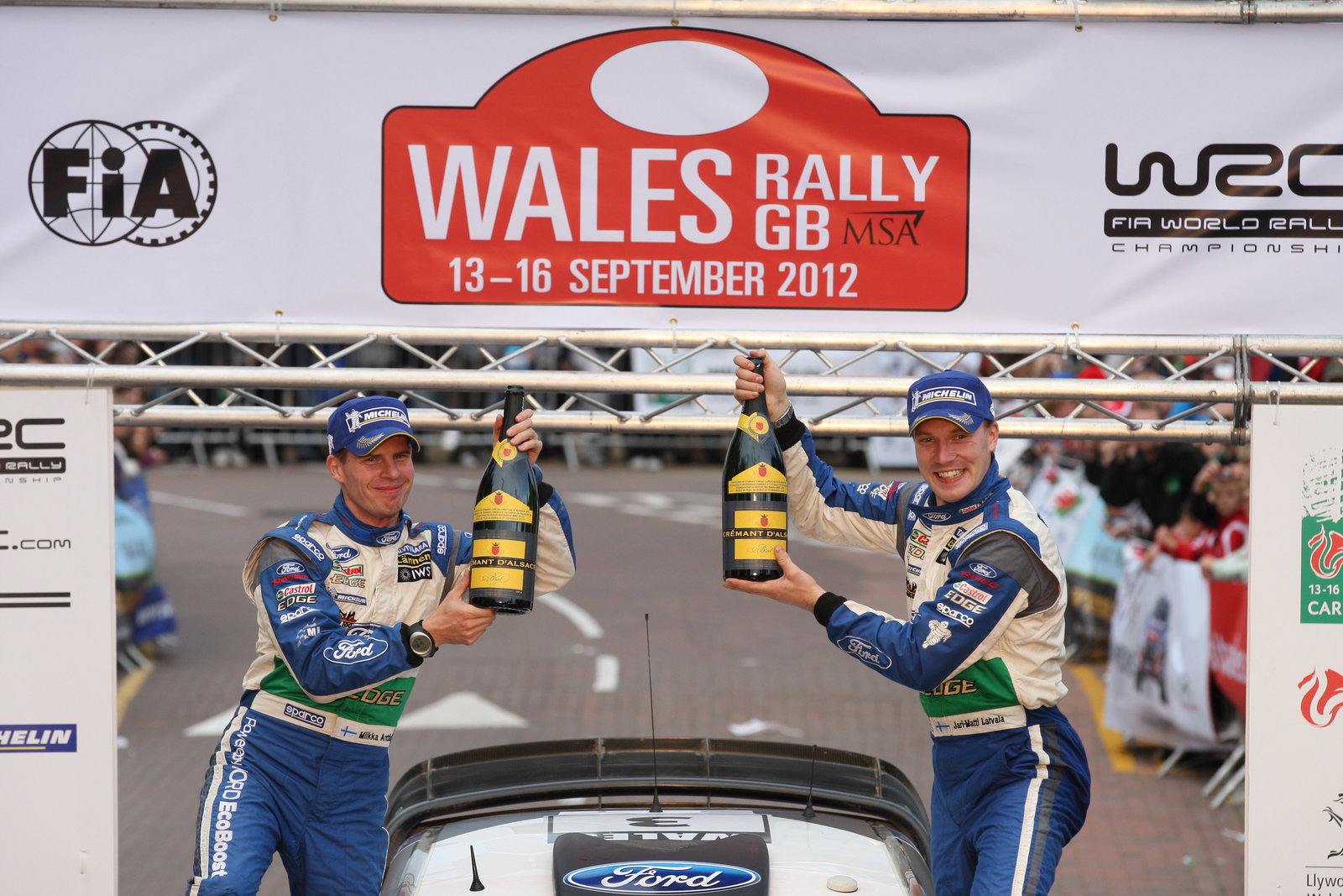 Jari-Matti Latvala (FIN) Miikka Anttila (FIN), Ford Fiesta RS WRC, Ford World Rally Team