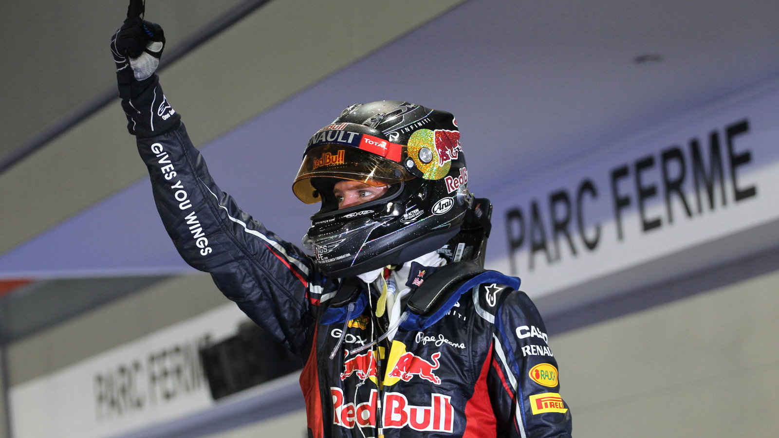 23.09.2012 - Race, Sebastian Vettel (GER) Red Bull Racing RB8