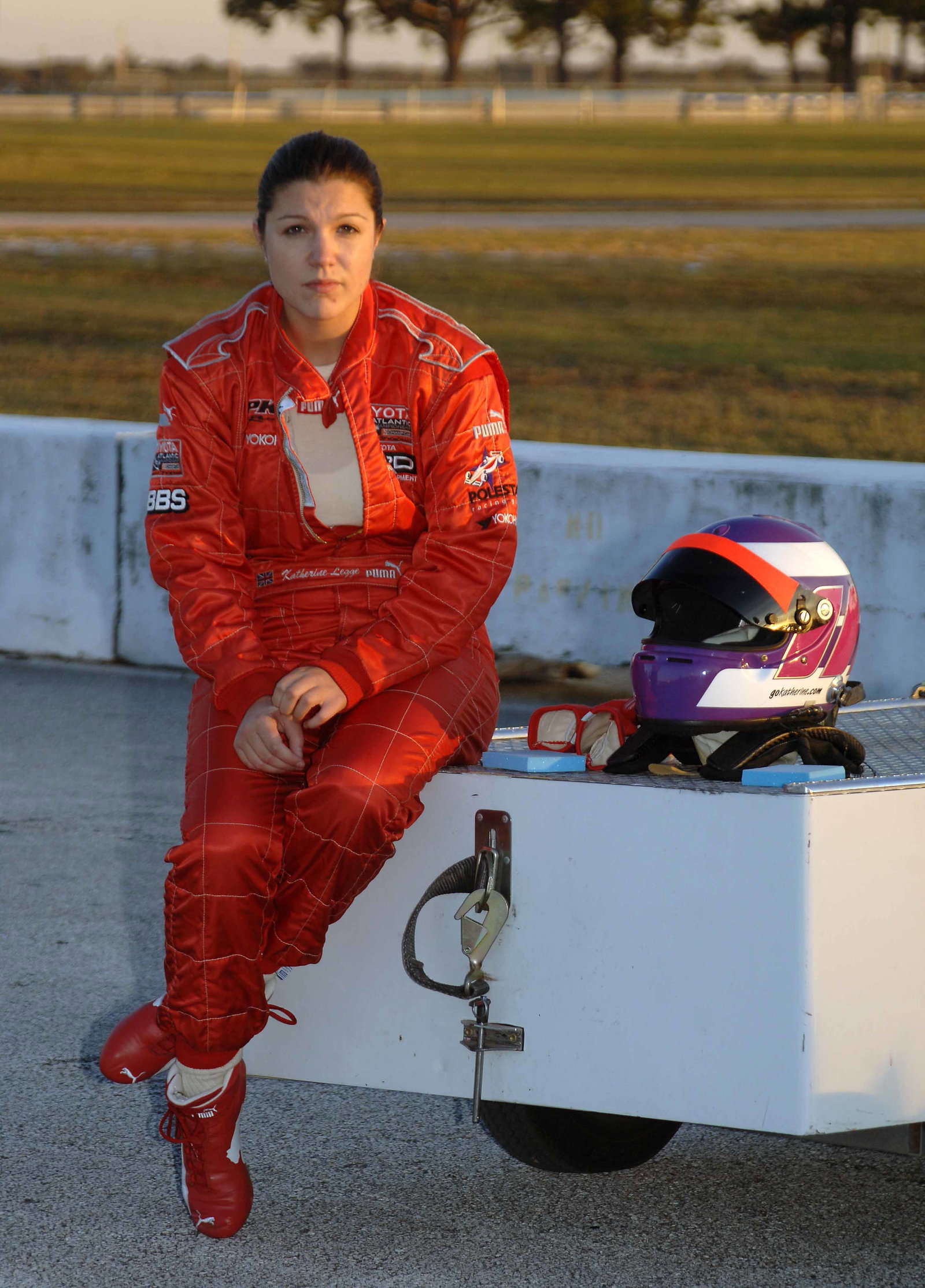 Katherine Legge will warm up for her PKV Champ Car test with an outing at Rocketsports