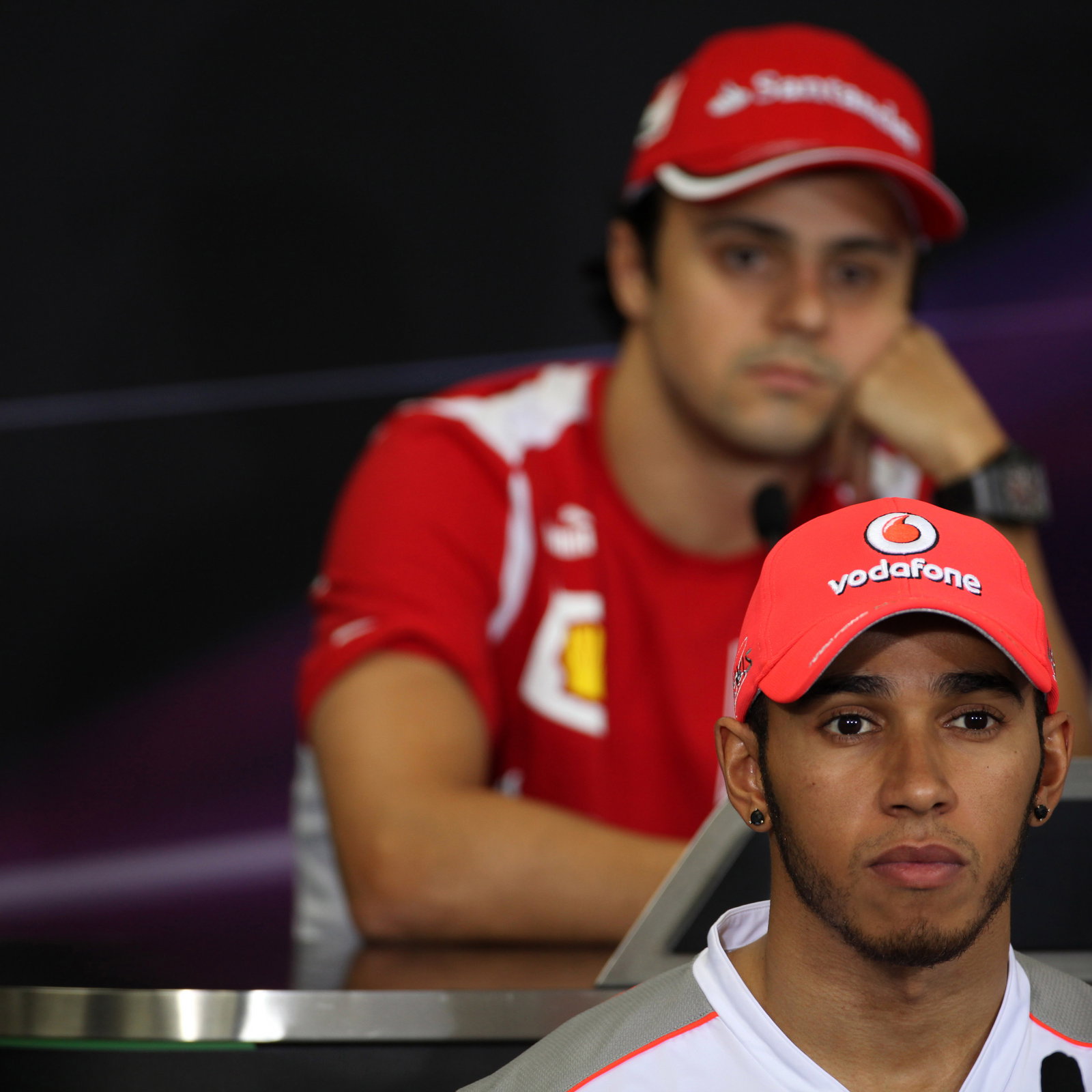 04.10.2012- Press conference, Lewis Hamilton (GBR) McLaren Mercedes MP4-27 and Felipe Massa (BRA) Sc