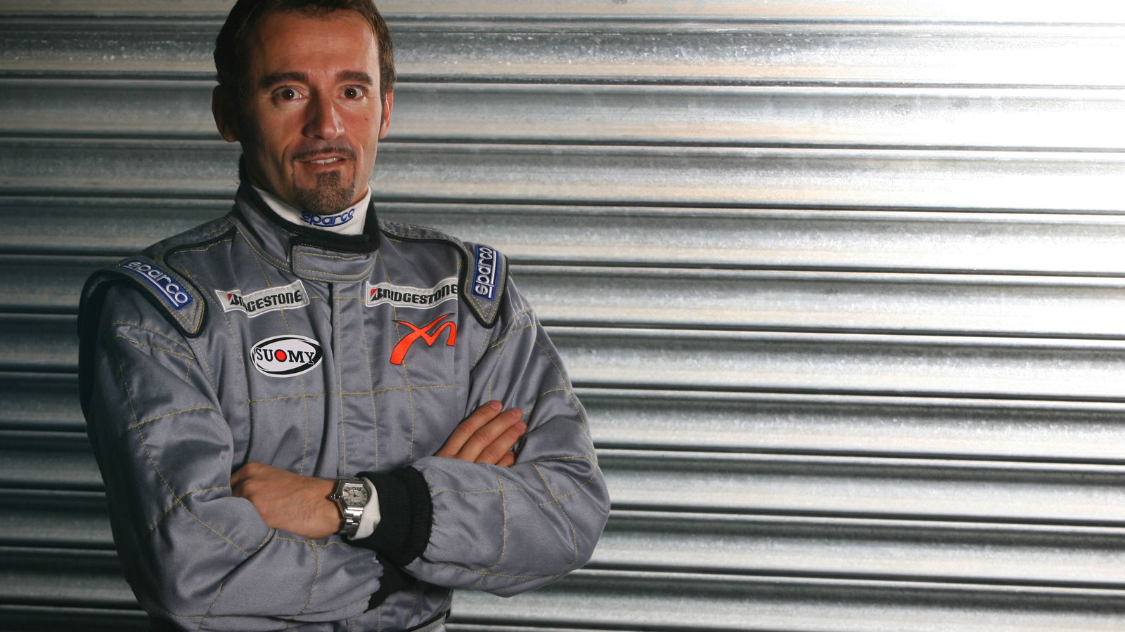 Max Biaggi tested with the Midland MF1 Toyota team at Silverstone