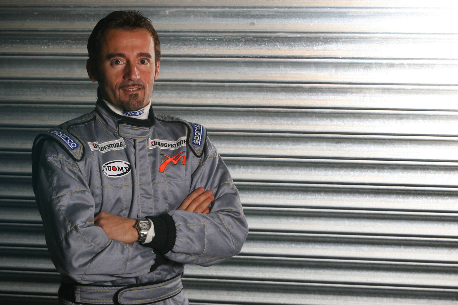 Max Biaggi tested with the Midland MF1 Toyota team at Silverstone