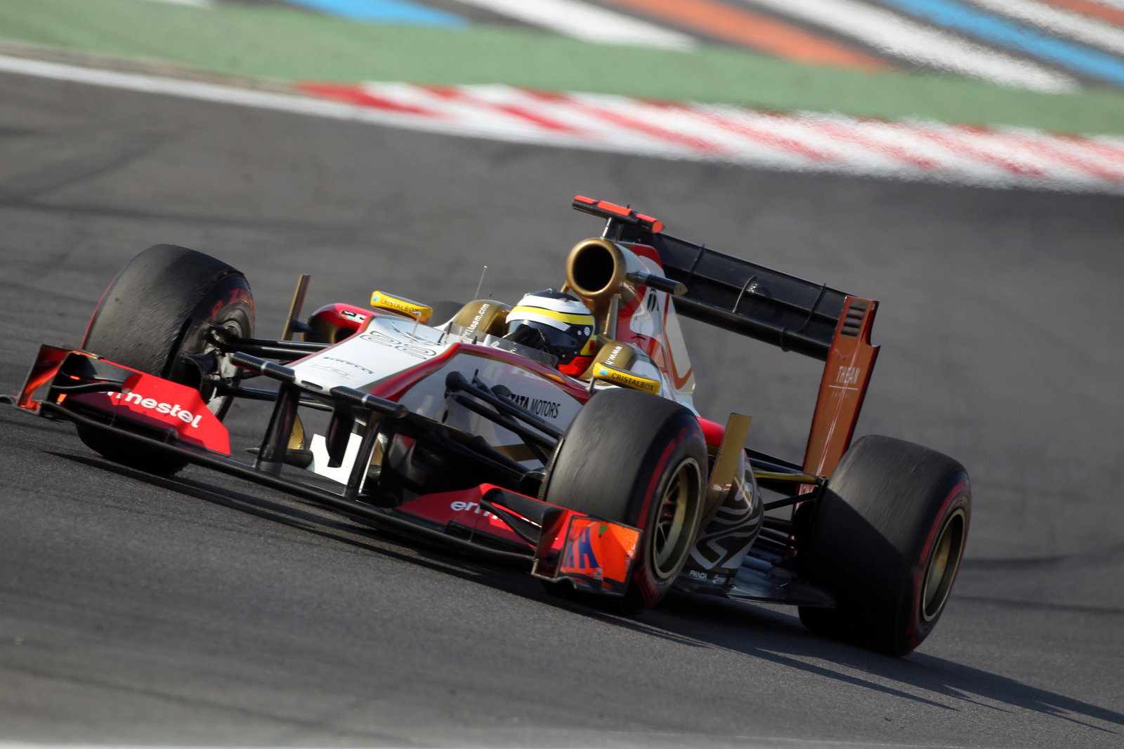 12.10.2012- Free Practice 2, Pedro de la Rosa (ESP) HRT Formula 1 Team F112