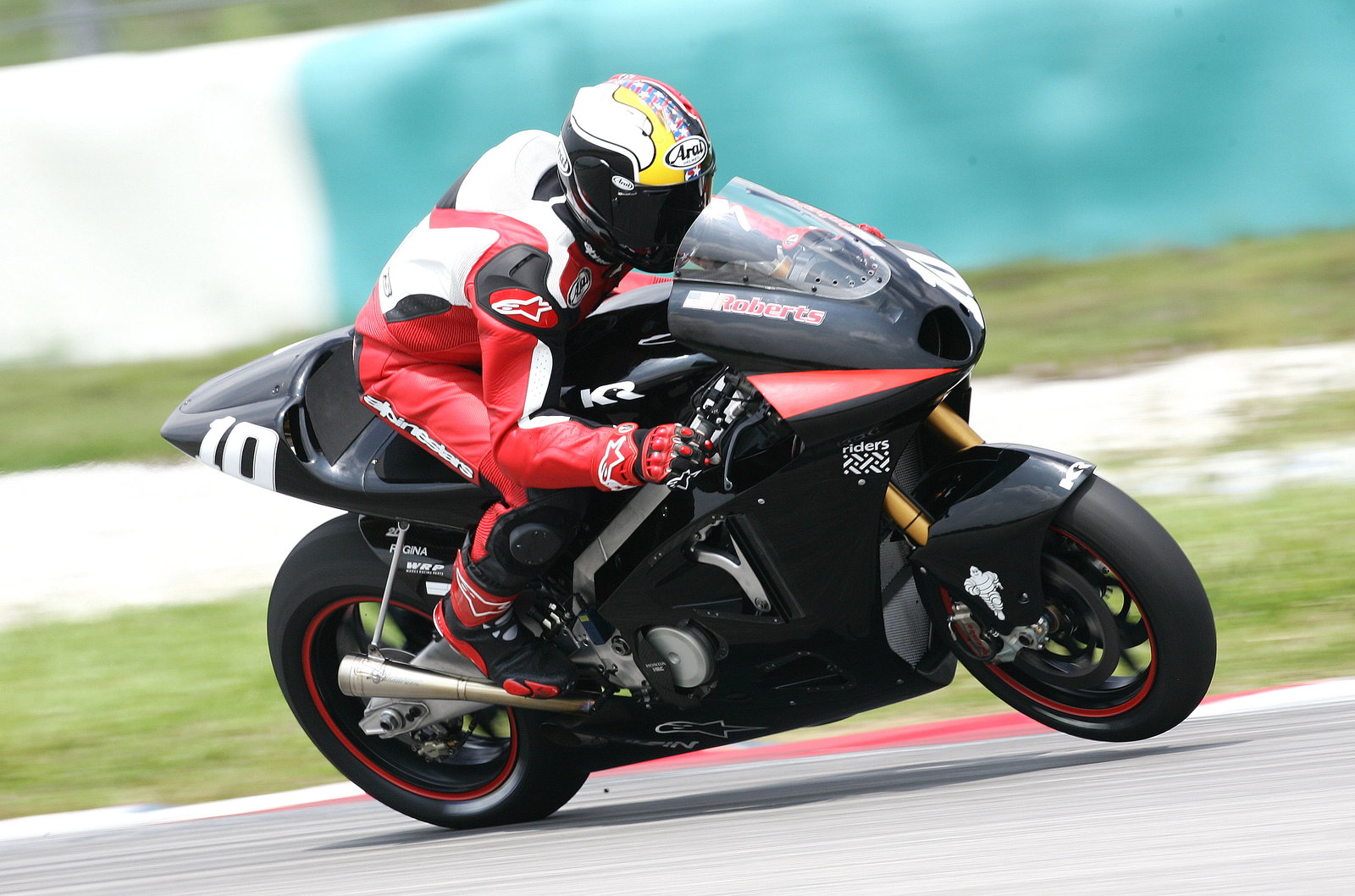 Kenny Roberts Jr makes debut on RCV powered Team Roberts machine, Sepang MotoGP tests, Jauary 2006
