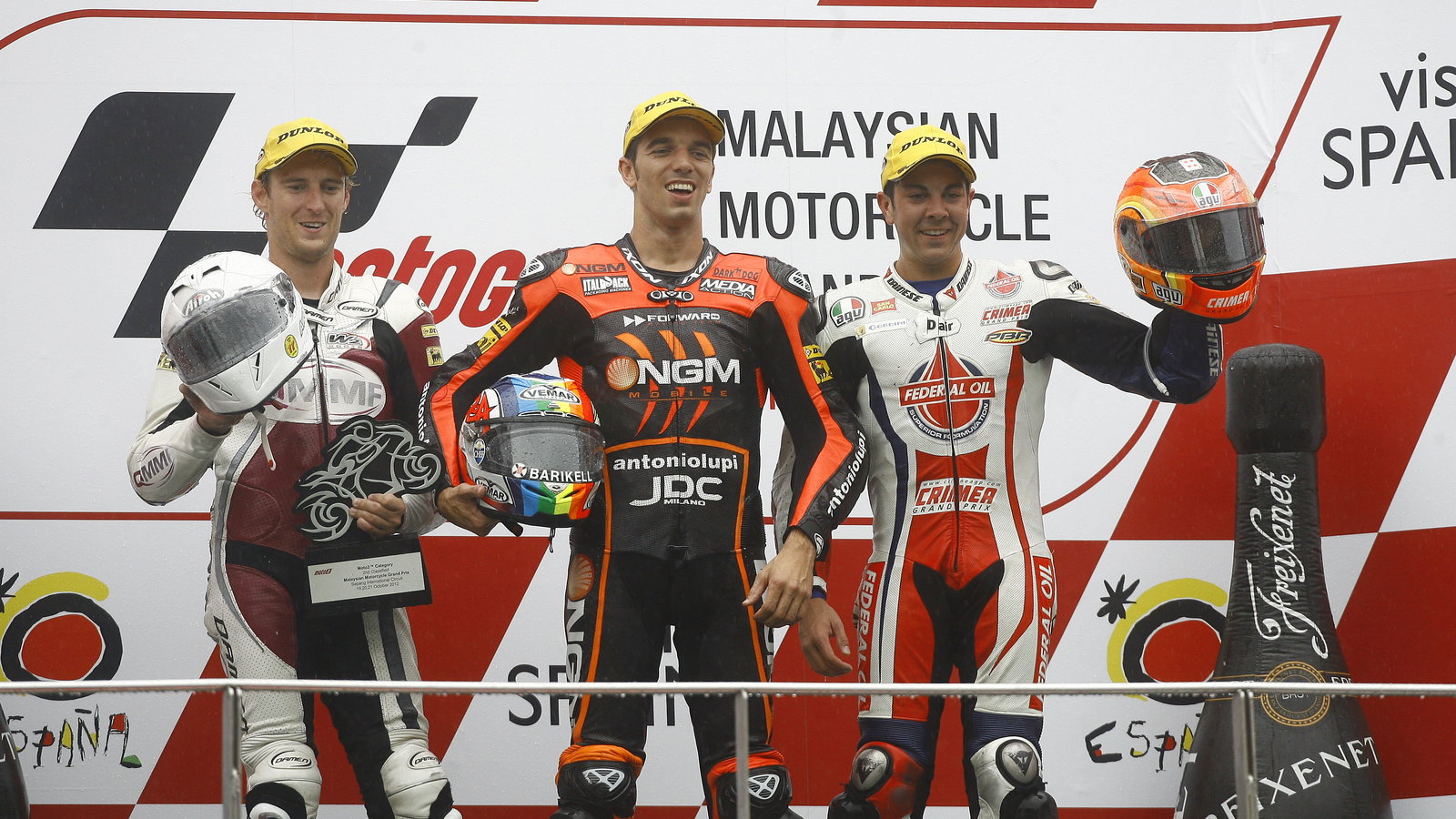 West, De Angelis, Gino Rea, Moto2 race, Japanese MotoGP 2012