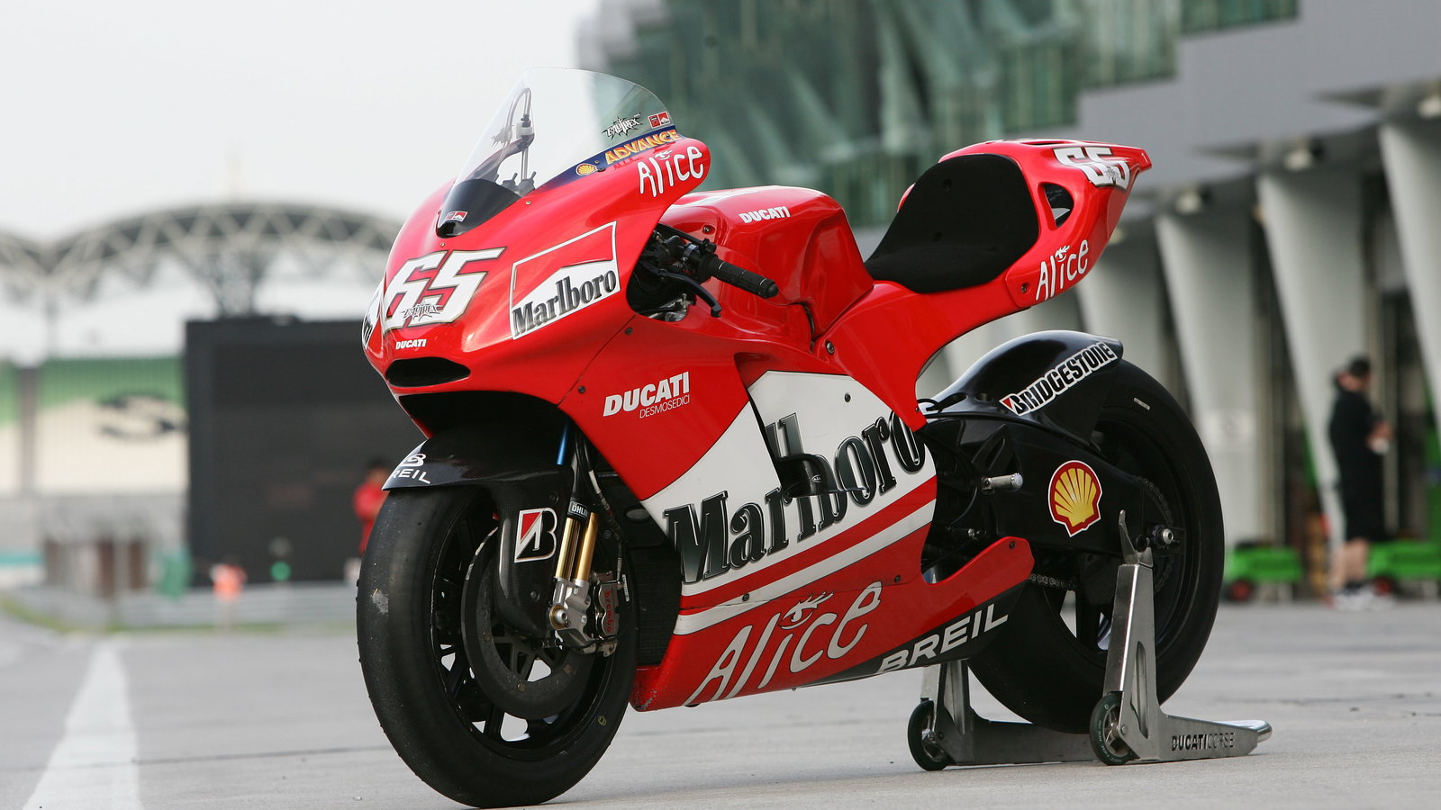 Capirossi`s Ducati, Sepang MotoGP tests, January 2006