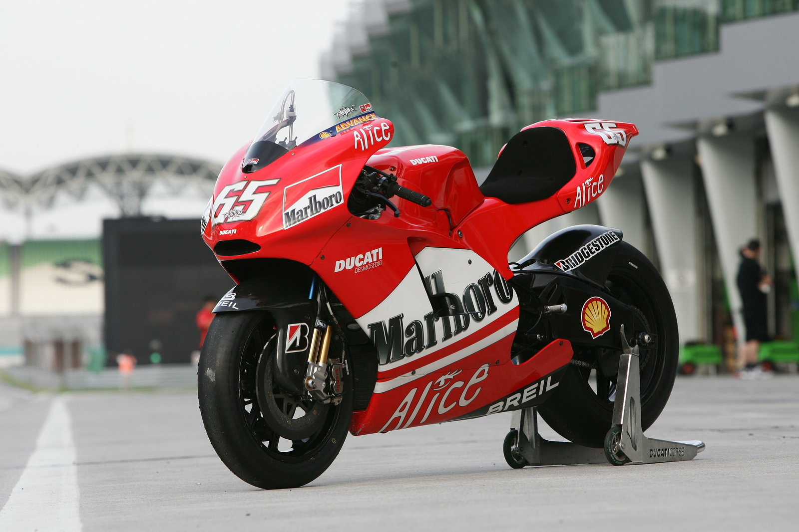Capirossi`s Ducati, Sepang MotoGP tests, January 2006