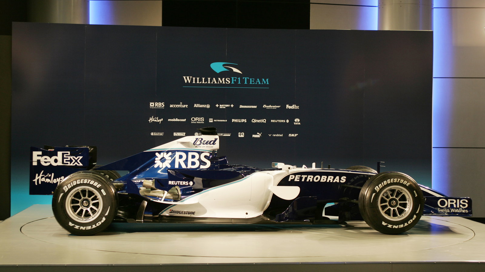 The Williams FW28 is launched at Grove