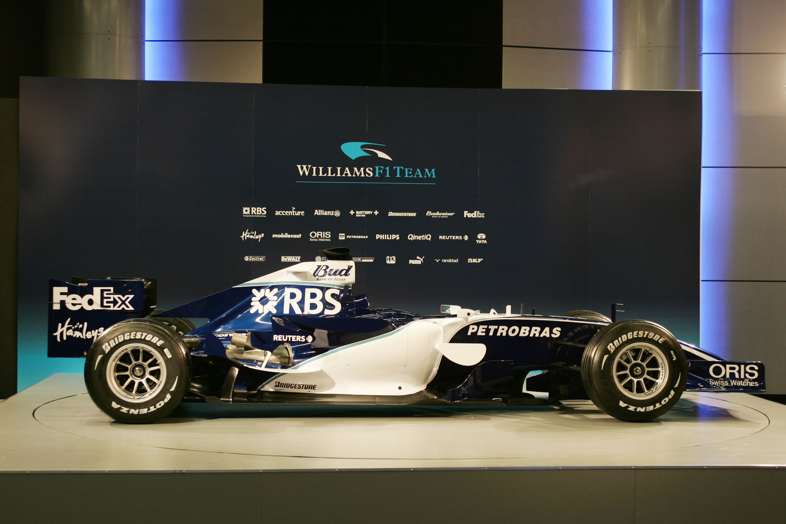 The Williams FW28 is launched at Grove