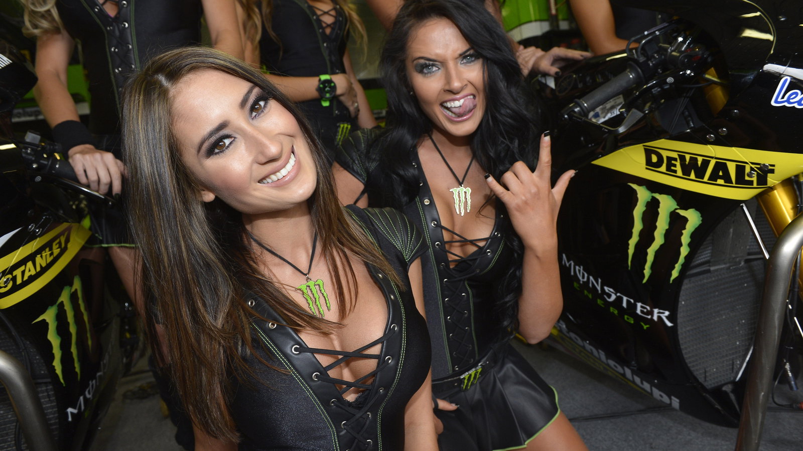 Monster girls, Australian MotoGP 2012. Image courtesy of Tech3, Babe