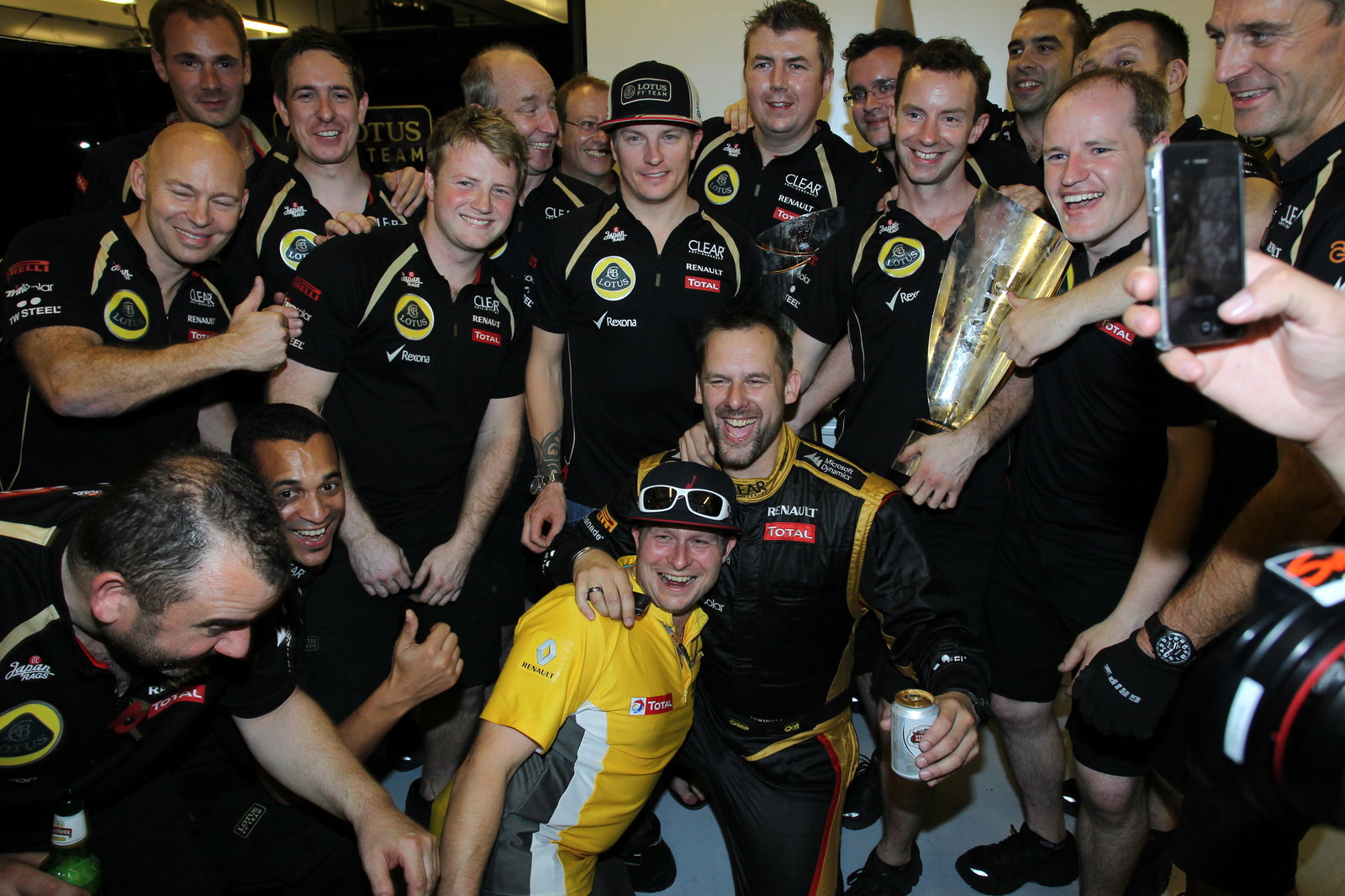 Race: Kimi Raikkonen (FIN) Lotus F1 Team E20 (race winner)