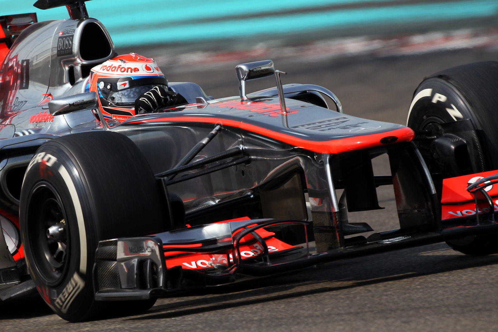 Kevin Magnussen (DEN) McLaren MP4/27 Test Driver.06.11.2012. Formula 1 Young Drivers Test, Day 1, Y