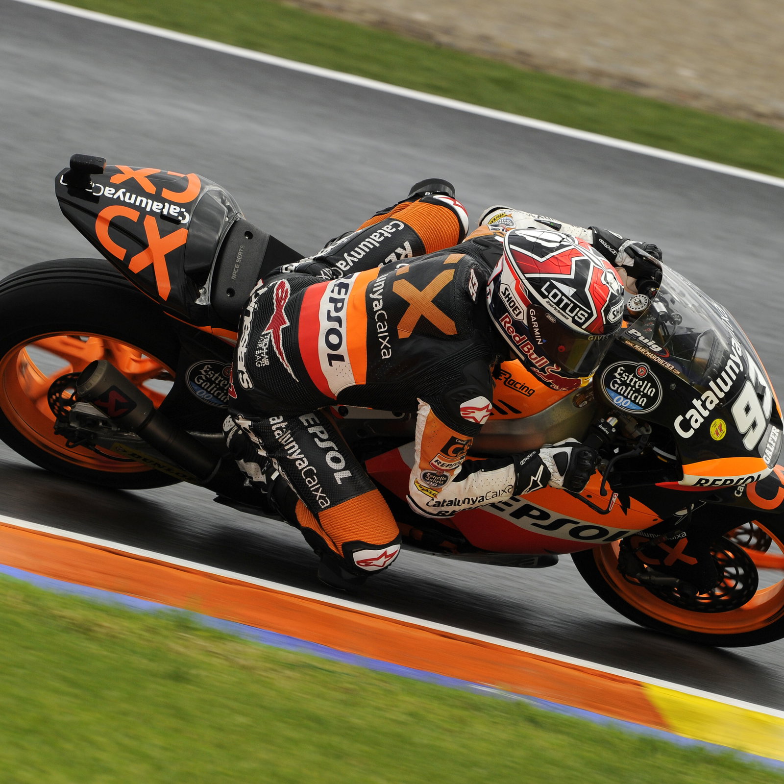 Marquez, Valencia Moto2 2012