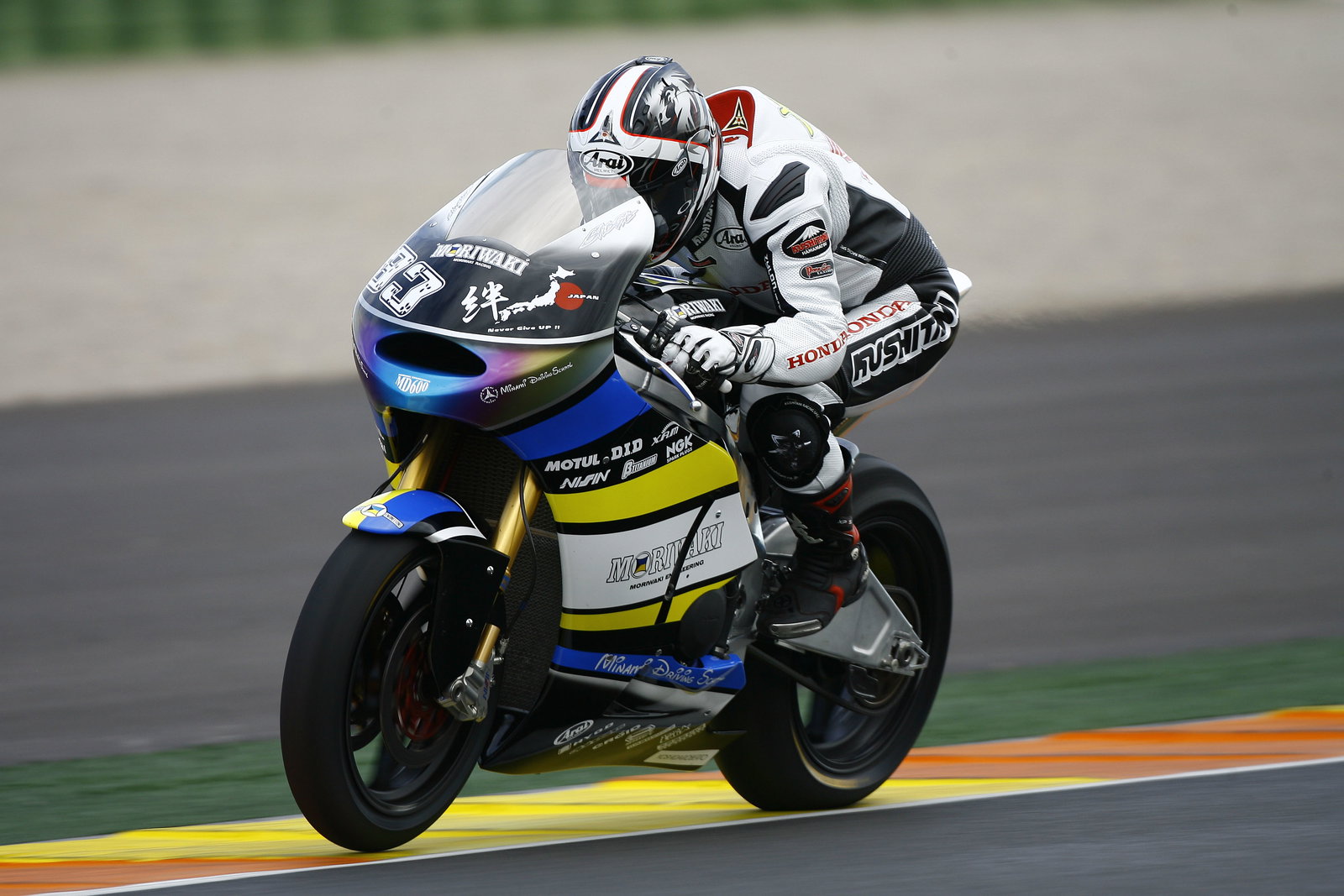 Takahashi, Moto2 test,12th November 2012 Valencia