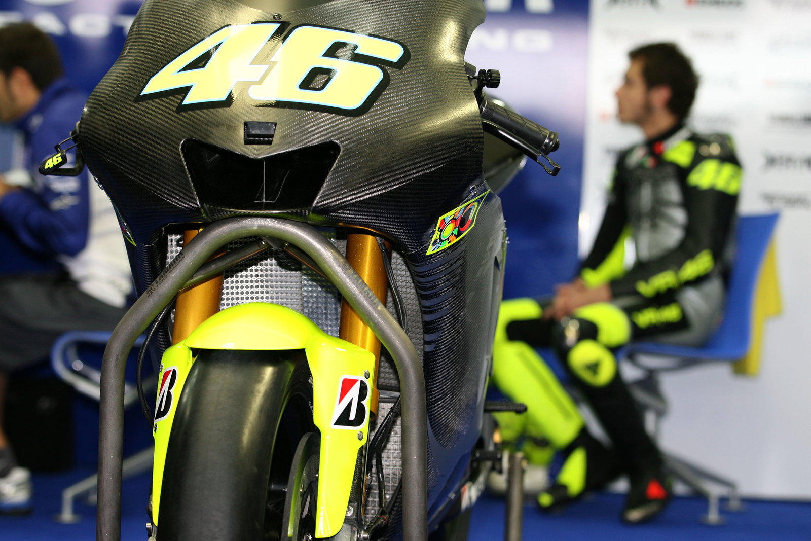 Rossi, bike, Valencia MotoGP Test 2012