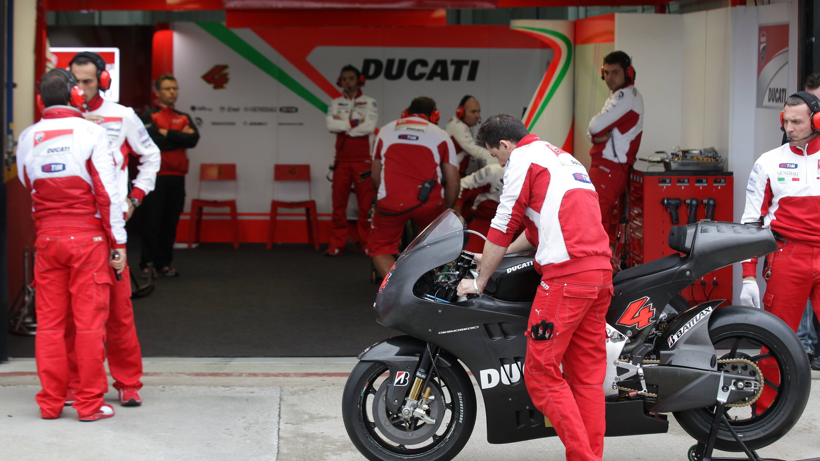 Dovizioso's Ducati, Valencia MotoGP test, November 2012