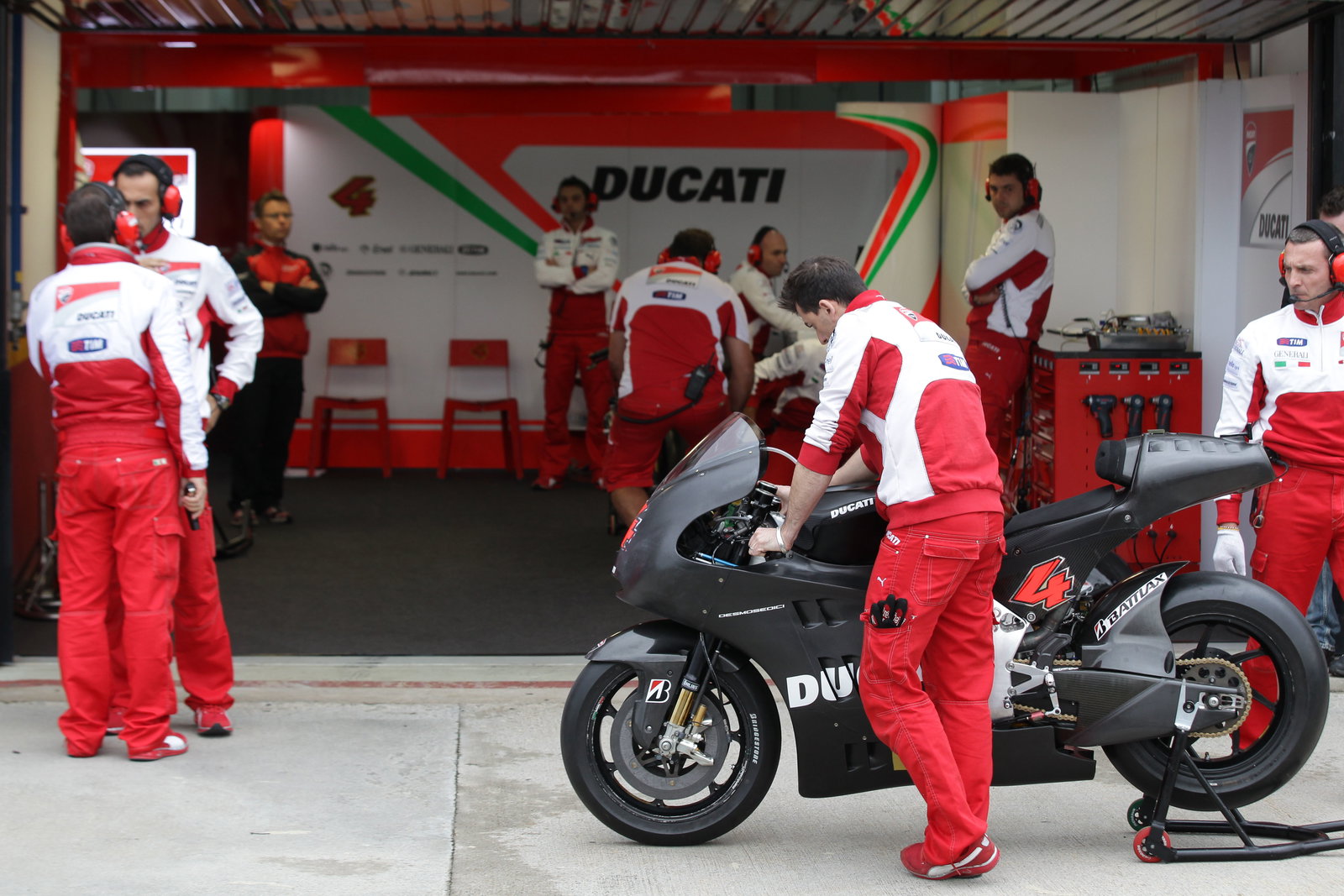 Dovizioso's Ducati, Valencia MotoGP test, November 2012