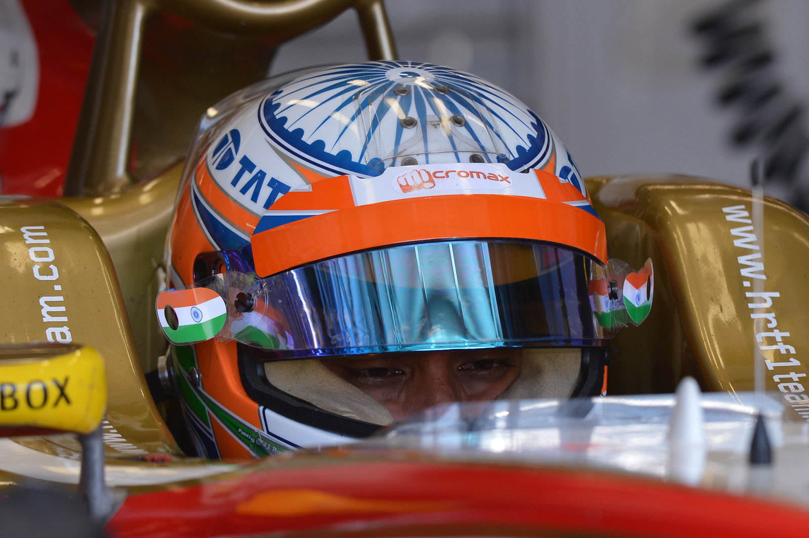 16.11.2012 - Free practice 2, Narain Karthikeyan (IND) HRT Formula 1 Team F112