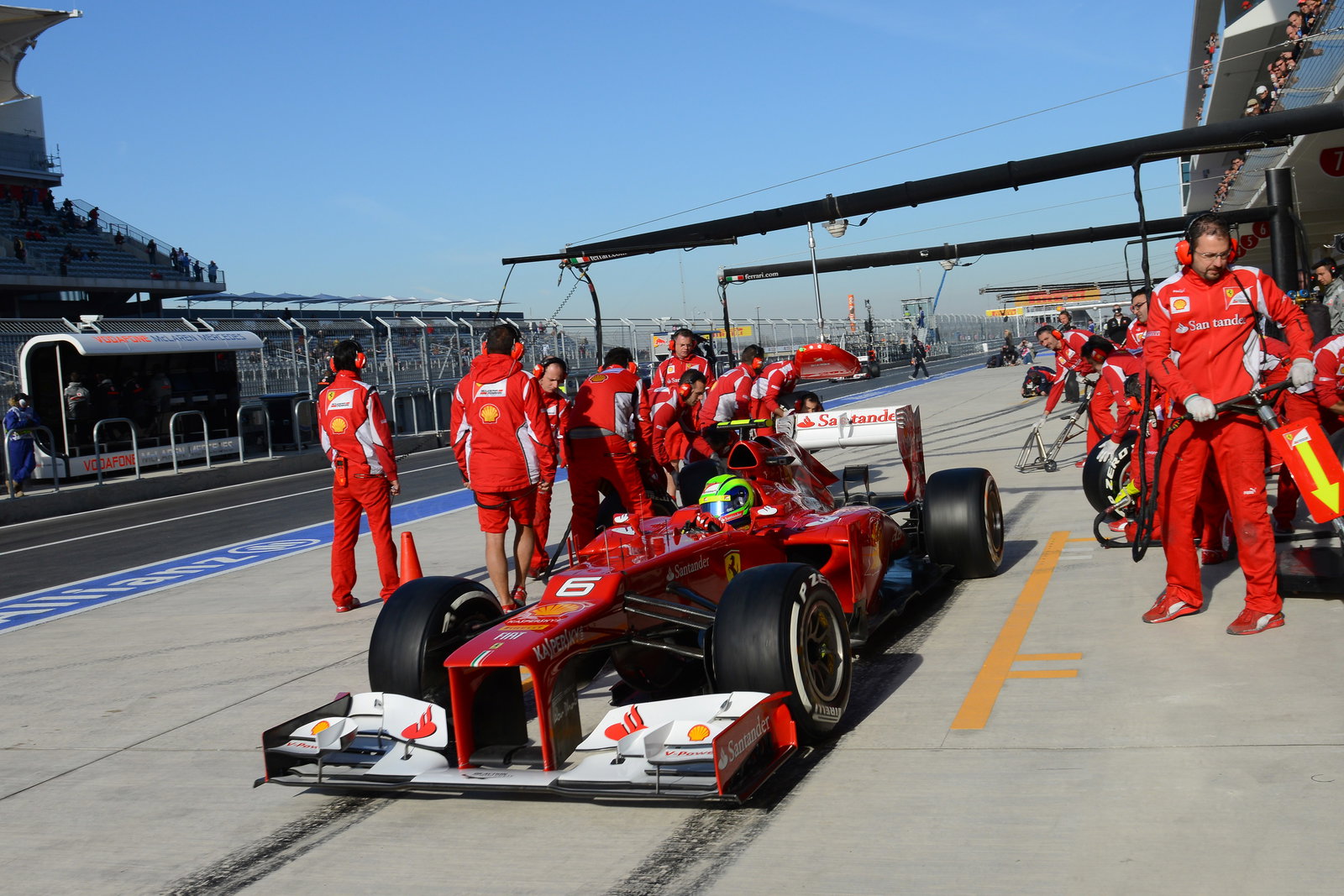 17.11.2012 - Free Practice 3, Felipe Massa (BRA) Scuderia Ferrari F2012