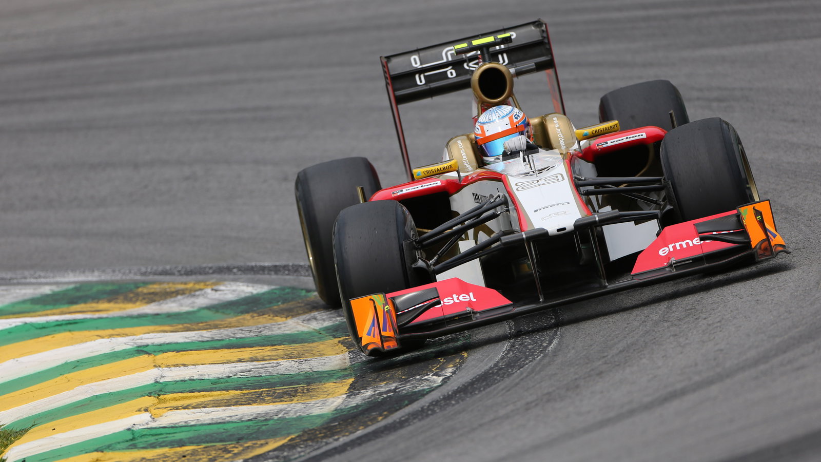 24.11.2012- Free Practice 3, Narain Karthikeyan (IND) HRT Formula 1 Team F112