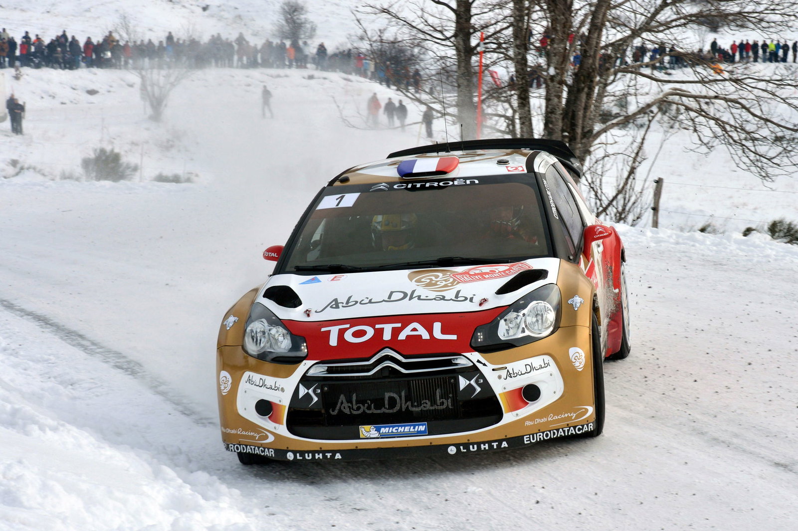Mikko Hirvonen (FIN) Jarmo Lehtinen (FIN), Citroën DS3 WRC, Citroën Total Abu Dhabi World Rally Team