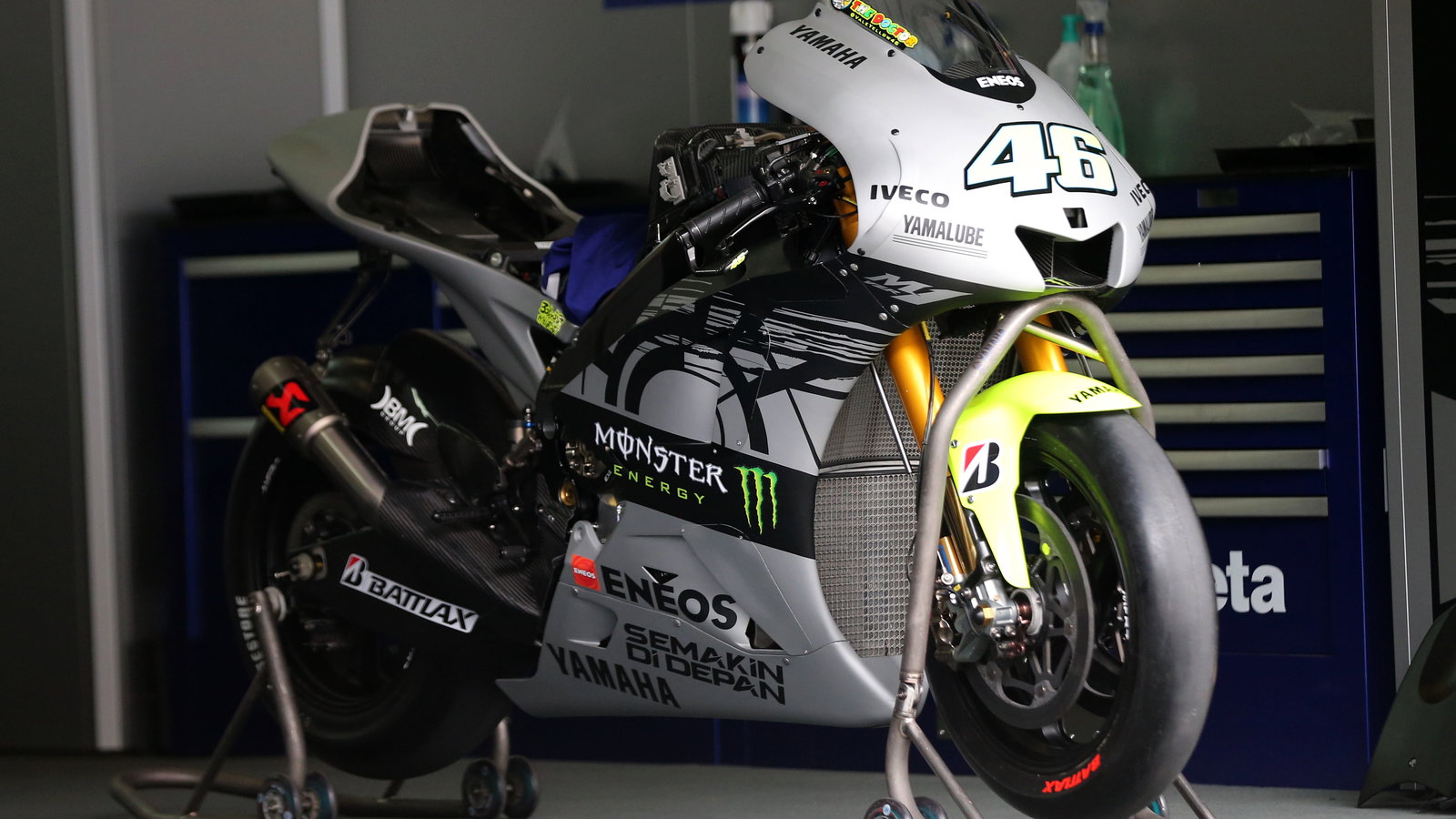 Rossi's Yamaha, Sepang 1 tests, February 2013