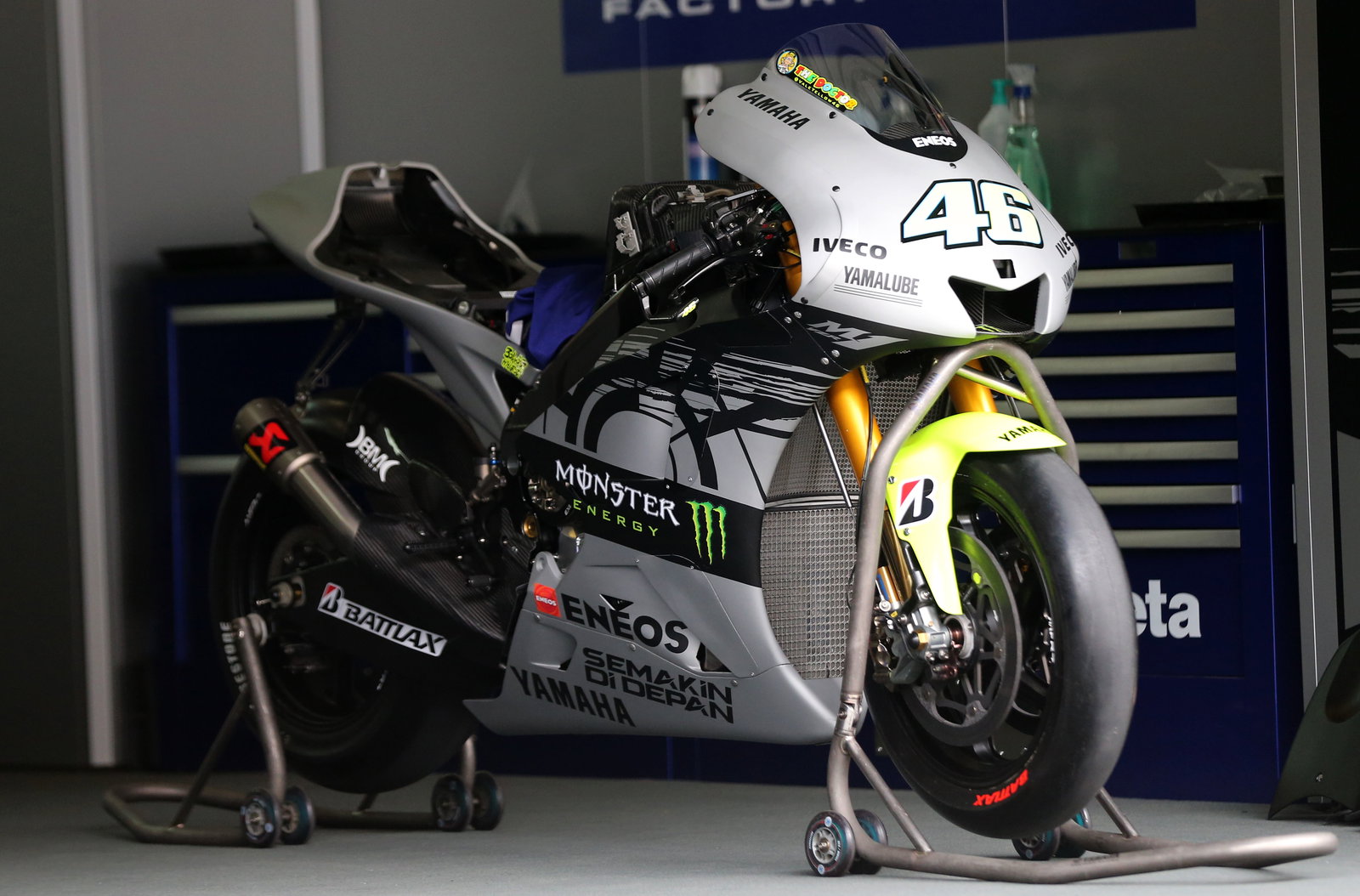 Rossi's Yamaha, Sepang 1 tests, February 2013