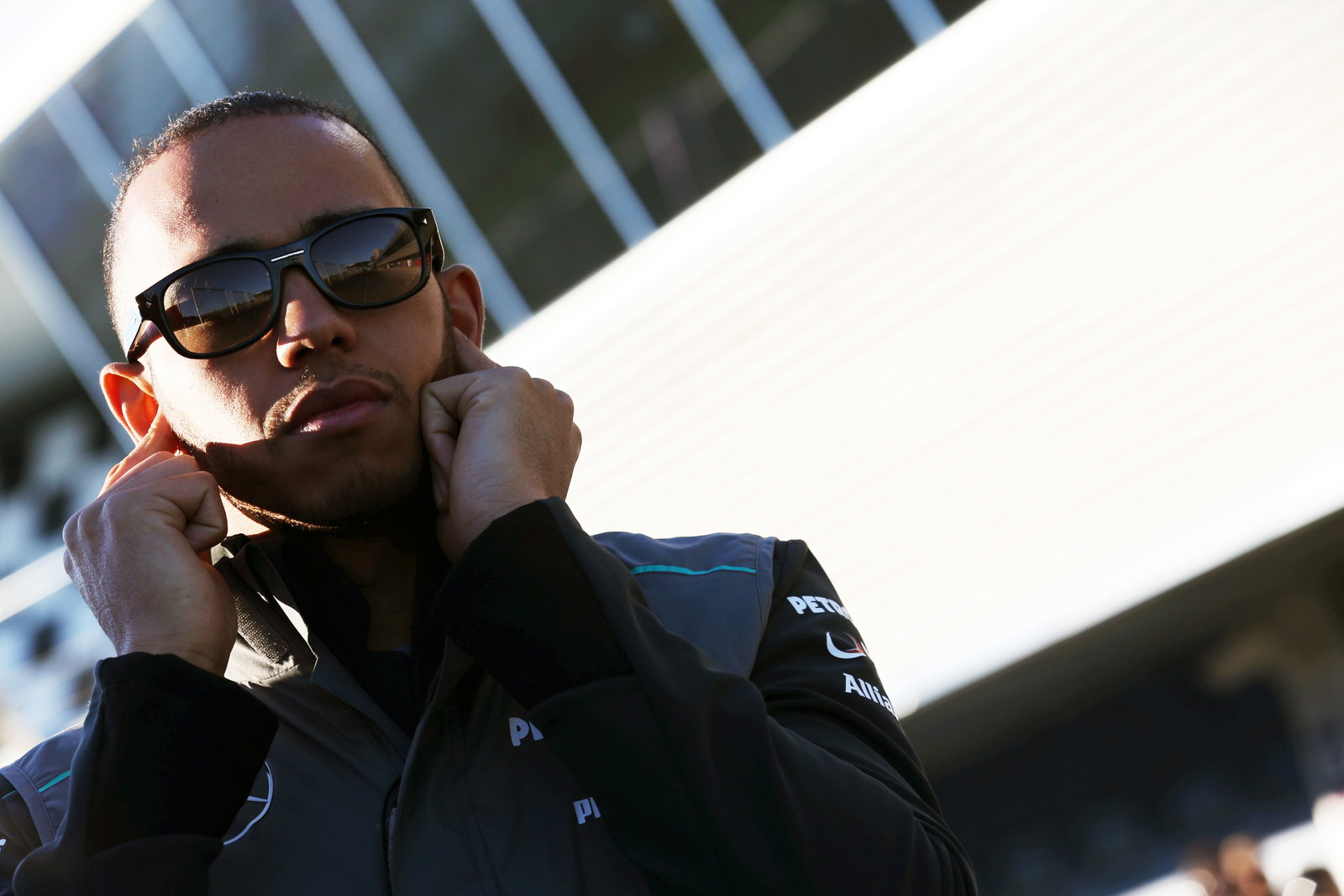 Lewis Hamilton (GBR) Mercedes AMG F1.