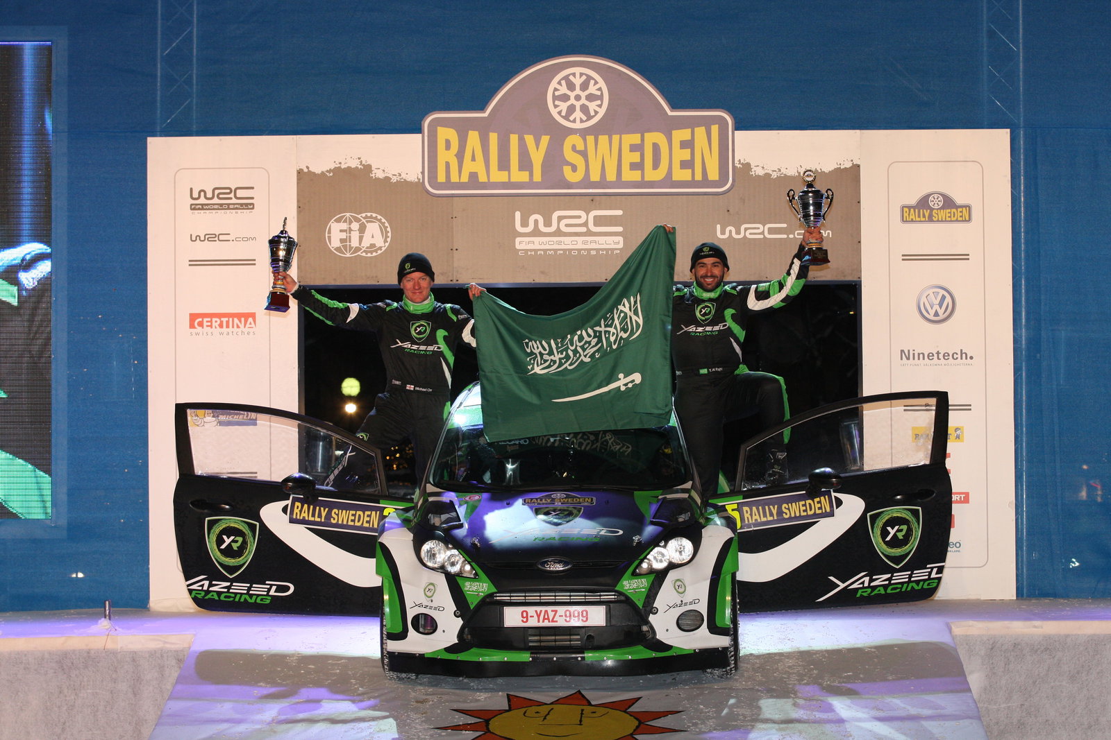 Yazeed Al Rajhi (SAU) Mathieu Baumel (BEL), Ford Fiesta S2000
