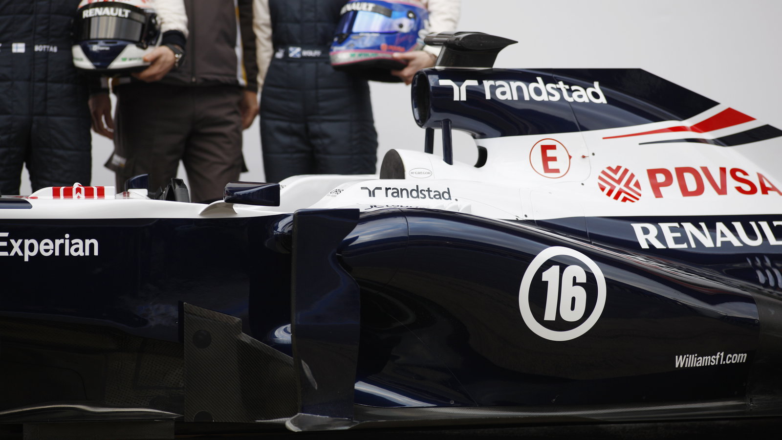 Williams FW35 sidepod detail.