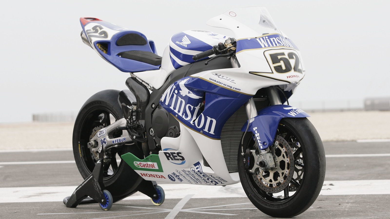 Toseland`s Winston Ten Kate Honda CBR1000RR, Qatar WSBK, 2006