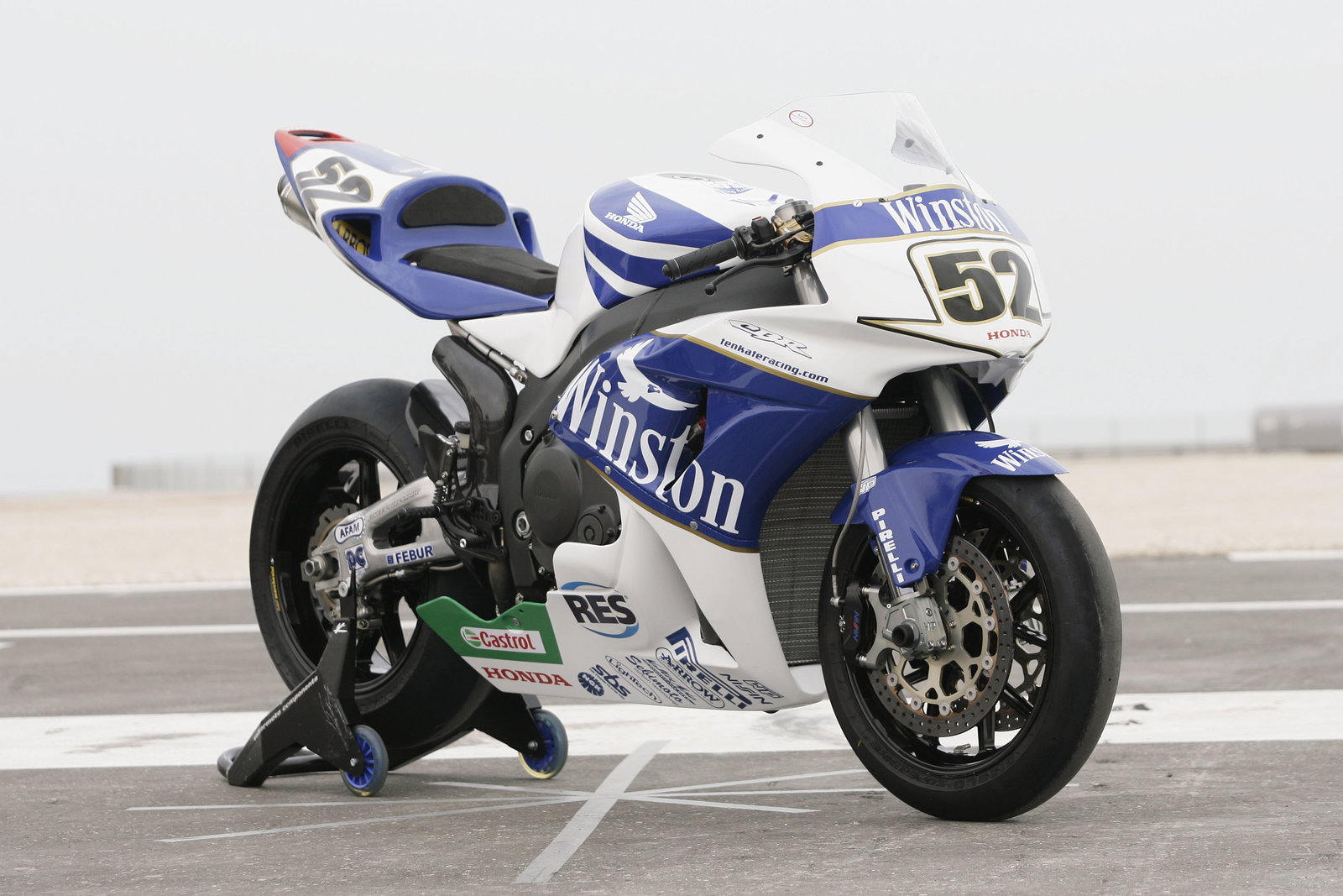 Toseland`s Winston Ten Kate Honda CBR1000RR, Qatar WSBK, 2006