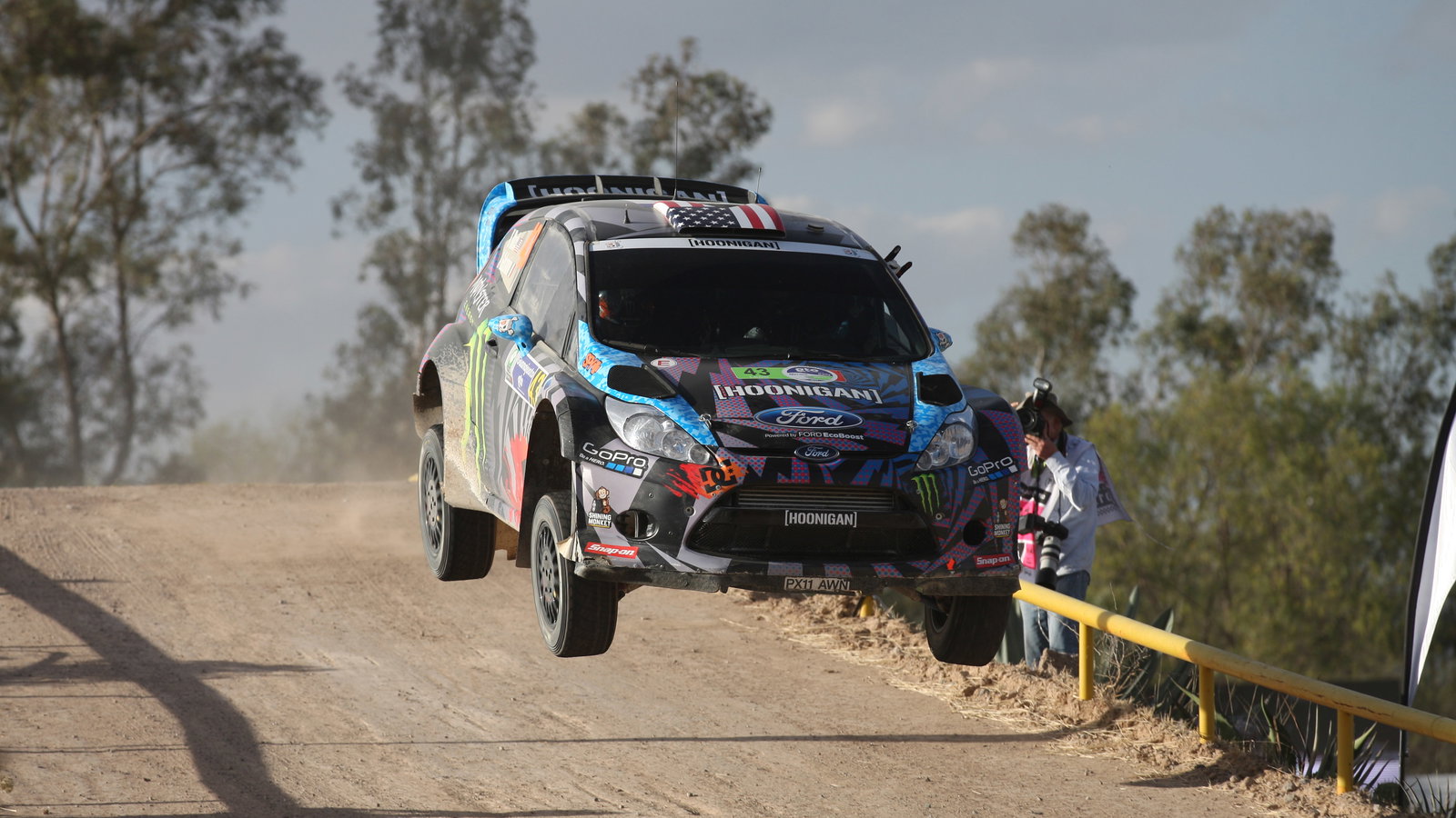 Ken Block (USA) Alex Gelsomino (USA), Ford Fiesta WRC, Monster World Rally Team