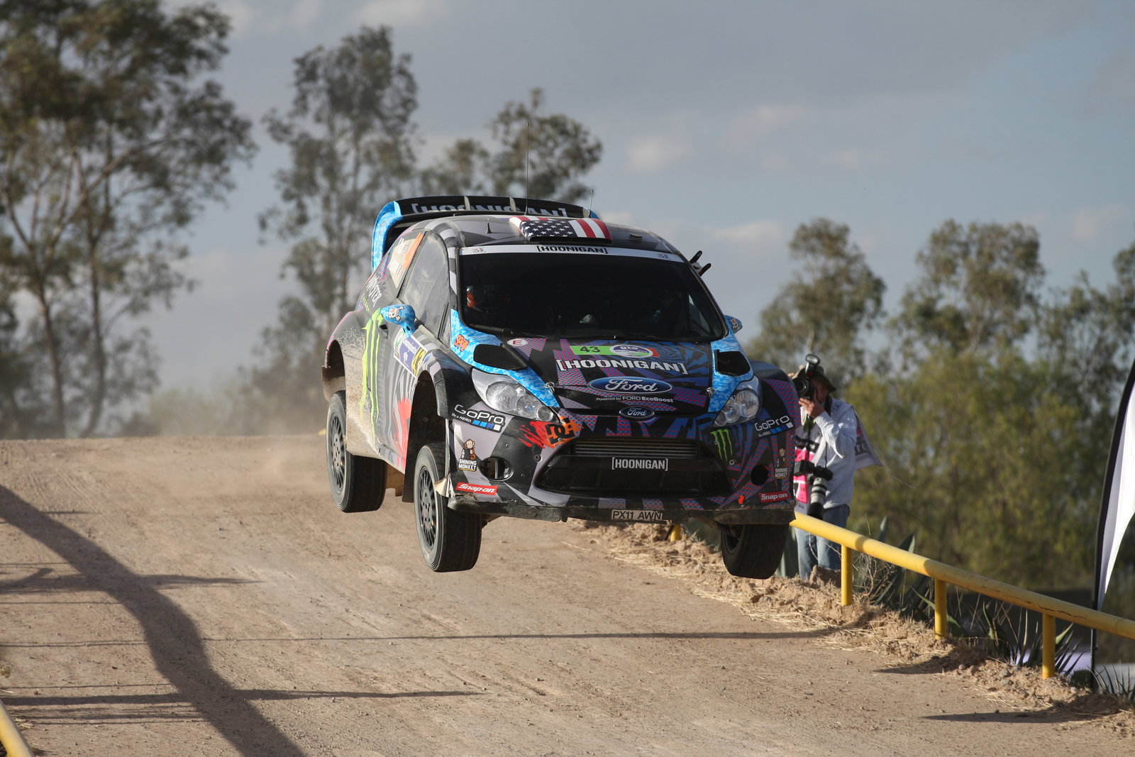 Ken Block (USA) Alex Gelsomino (USA), Ford Fiesta WRC, Monster World Rally Team