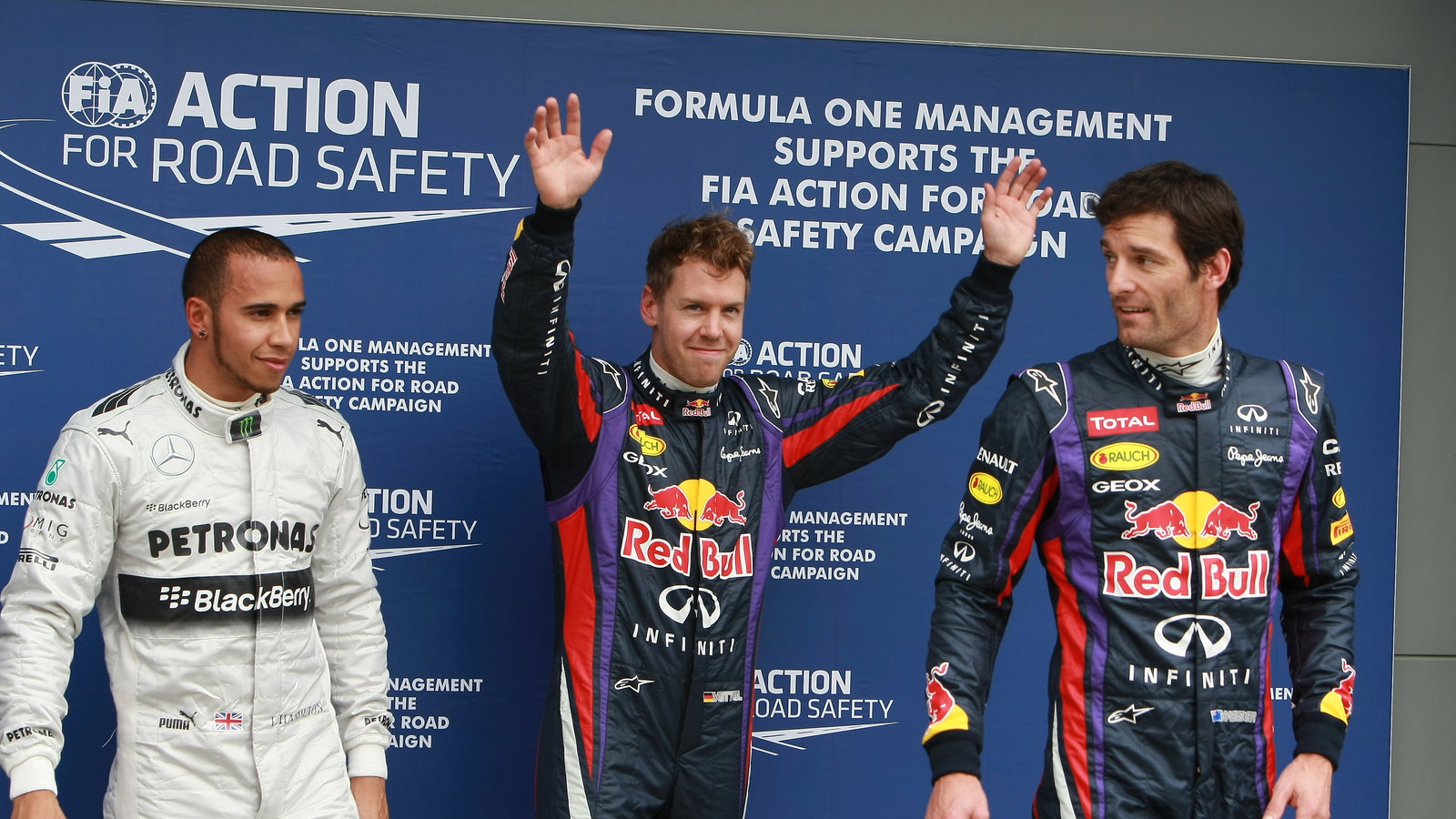 17.03.2013- Qualifying, (L-D) 3rd position Lewis Hamilton (GBR) Mercedes AMG F1 W04, Sebastian Vette