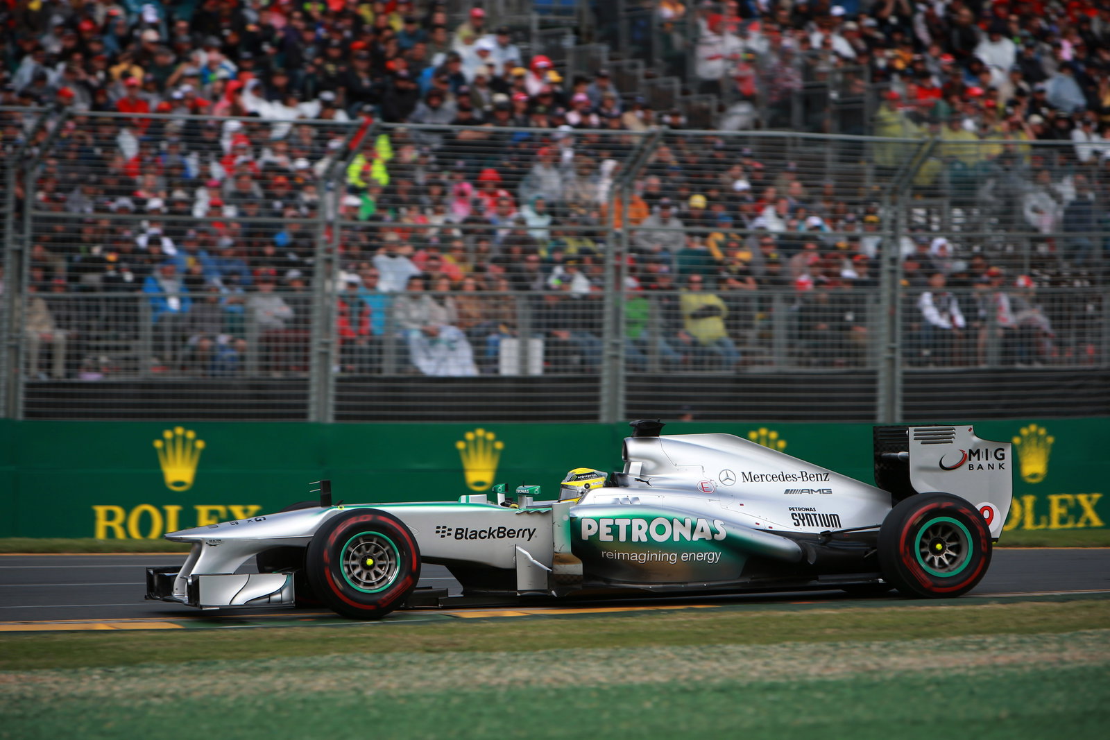 17.03.2013- Race, Nico Rosberg (GER) Mercedes AMG F1 W04