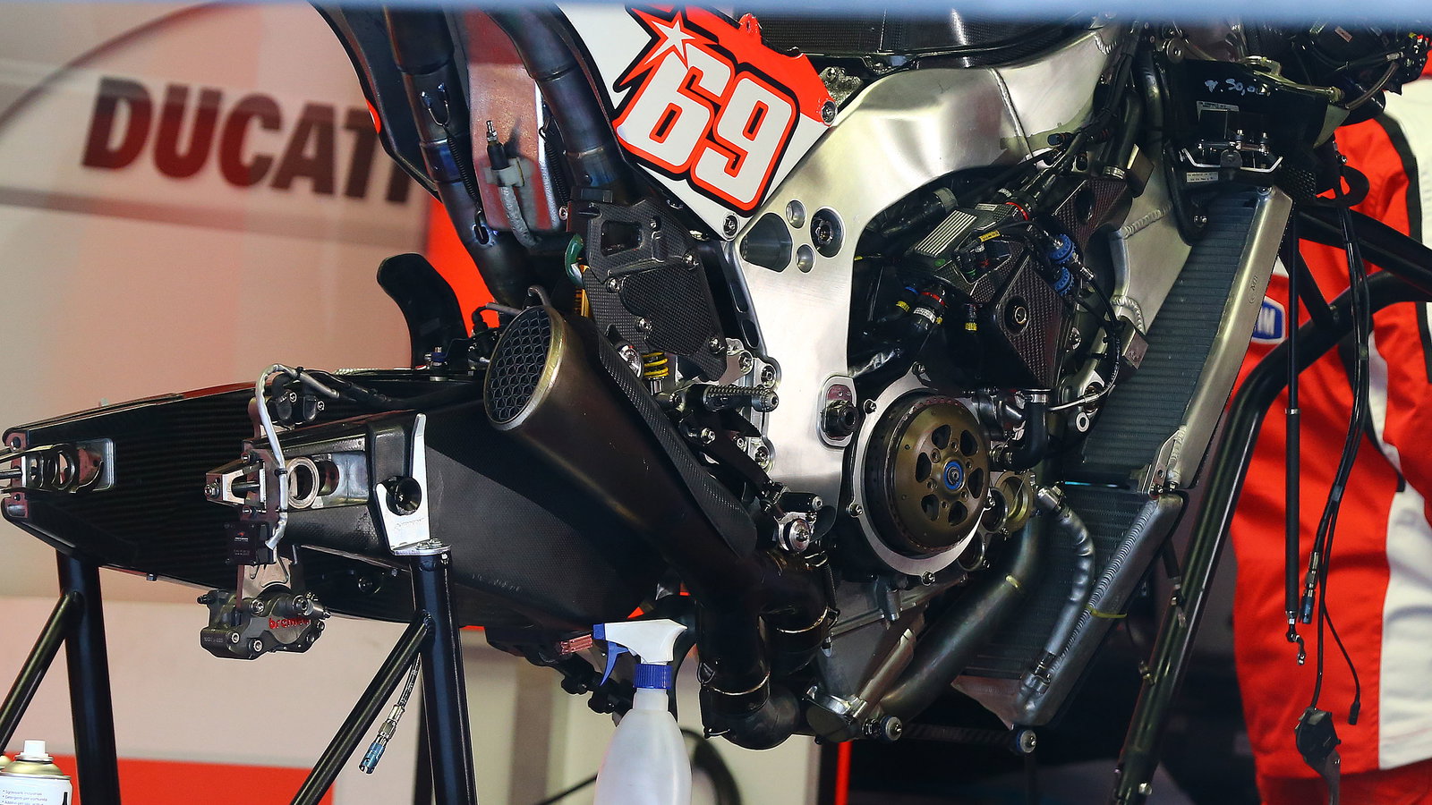 Hayden's Ducati, Jerez MotoGP tests, March 2013