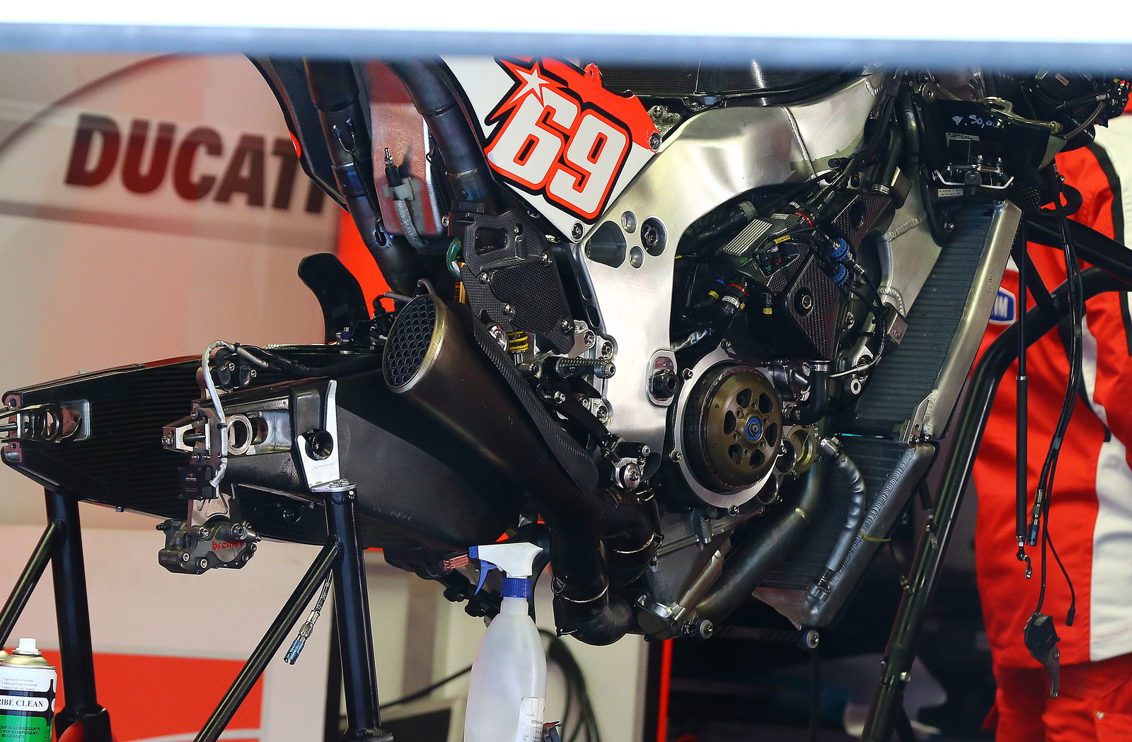 Hayden's Ducati, Jerez MotoGP tests, March 2013