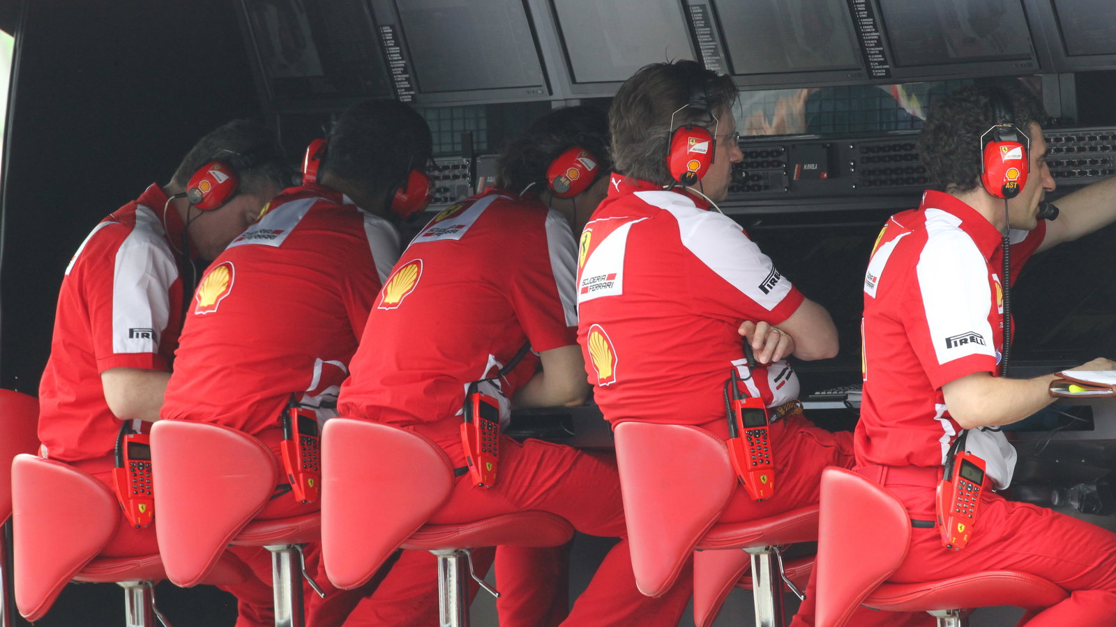23.03.2013 - Free practice 3, Ferrari Pitwall