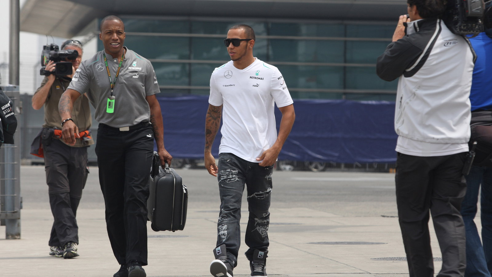 11.04.2013- Lewis Hamilton (GBR) Mercedes AMG F1 W04
