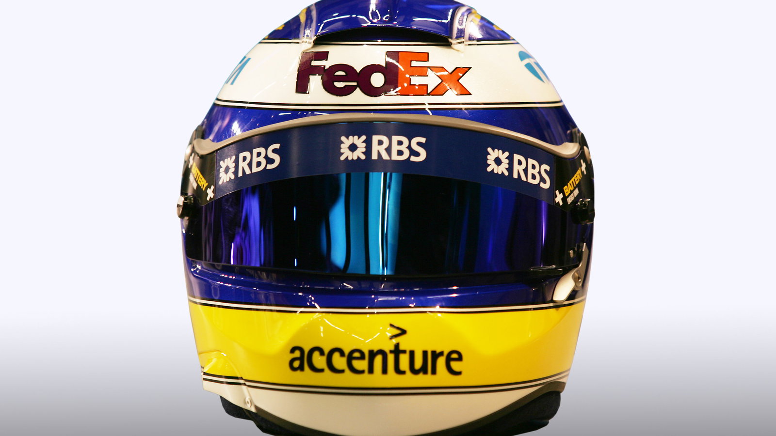 The helmet of Nico Rosberg - Williams