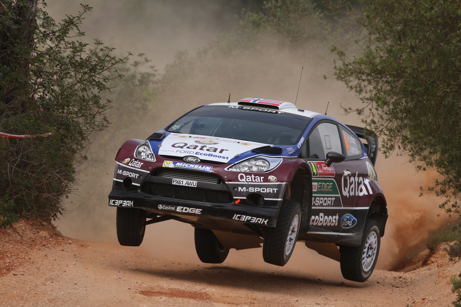 Mads Ostberg (NOR) Jonas Andersson (SUE), Ford Fiesta RS WRC, Qatar M-Sport World Rally Team